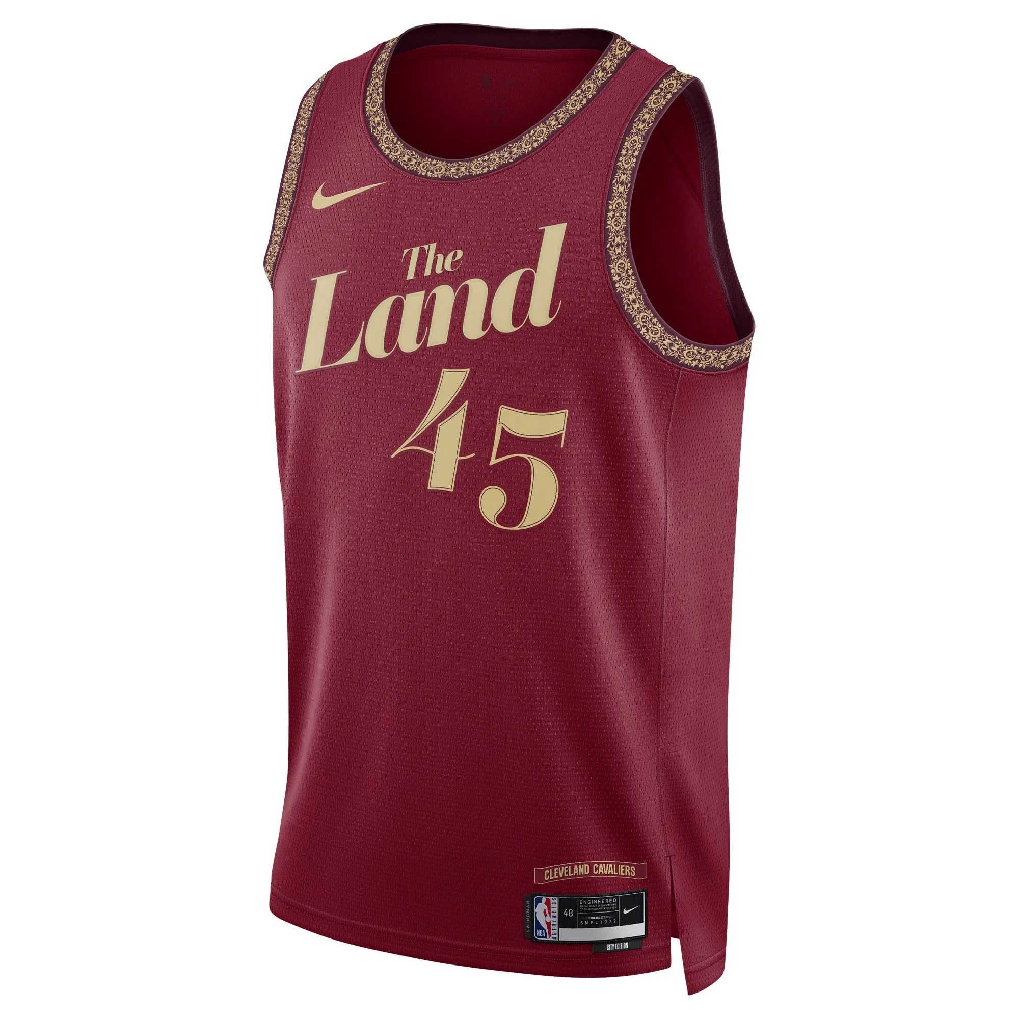 Donovan Mitchell Cleveland Cavaliers  Unisex 2023/24 Swingman Jersey - Wine - City Edition