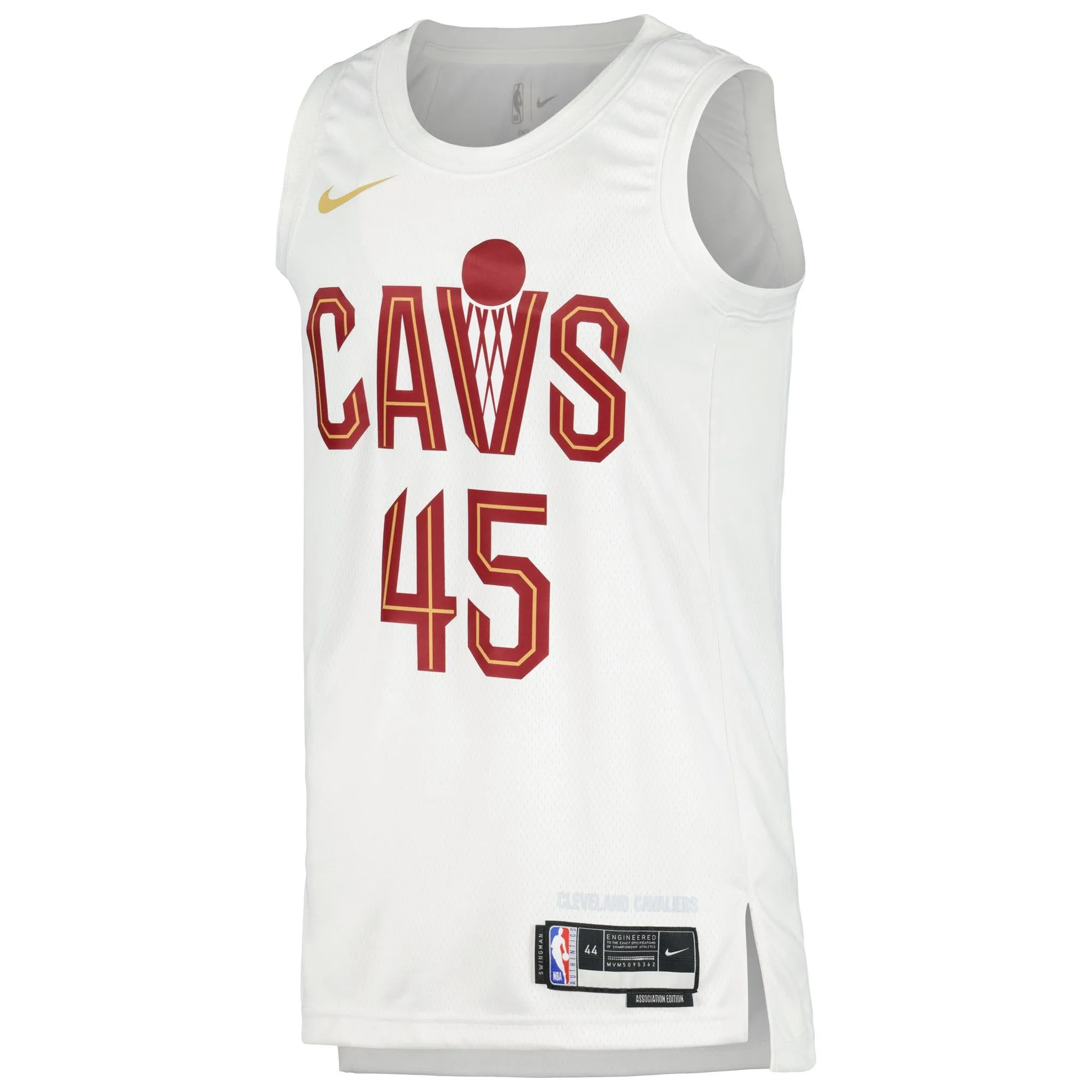 Donovan Mitchell Cleveland Cavaliers  Unisex Swingman Jersey - Association Edition - White