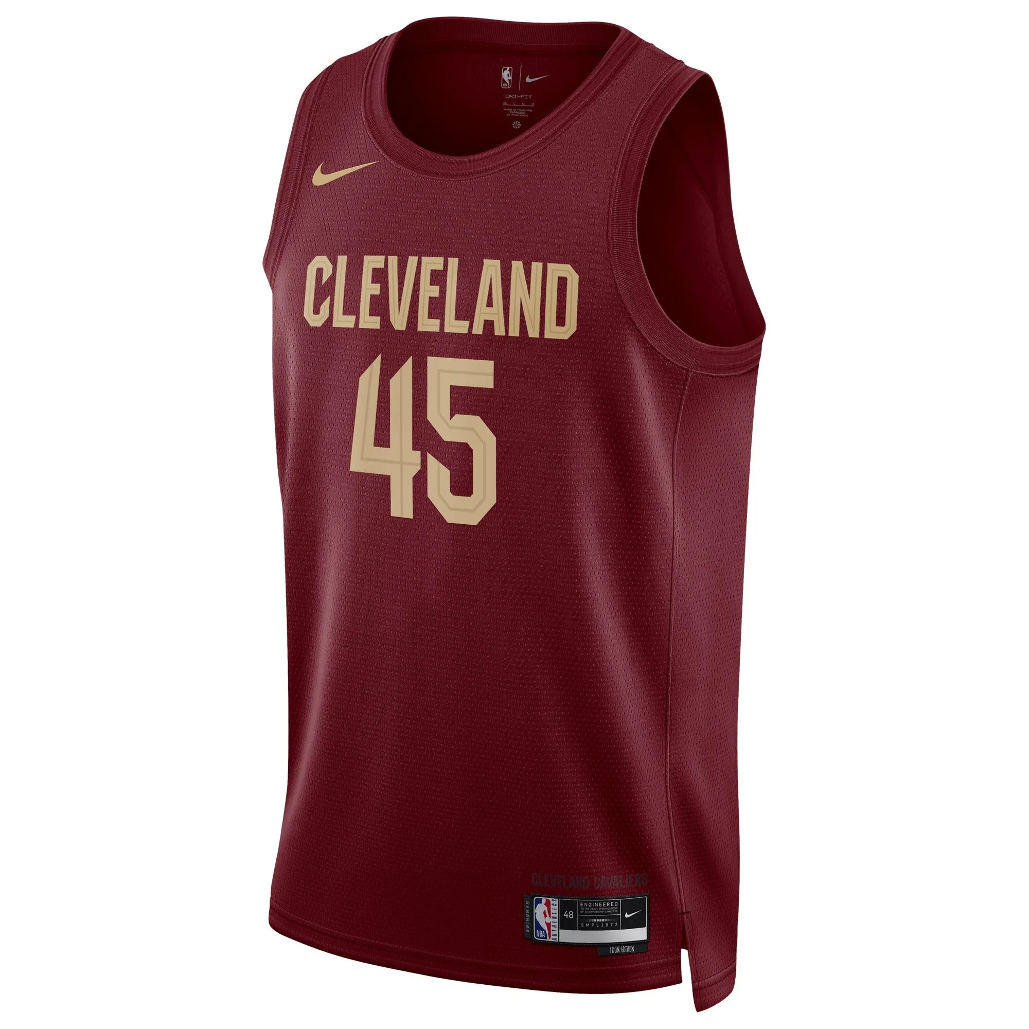 Donovan Mitchell Cleveland Cavaliers  Unisex Swingman Jersey - Icon Edition - Wine