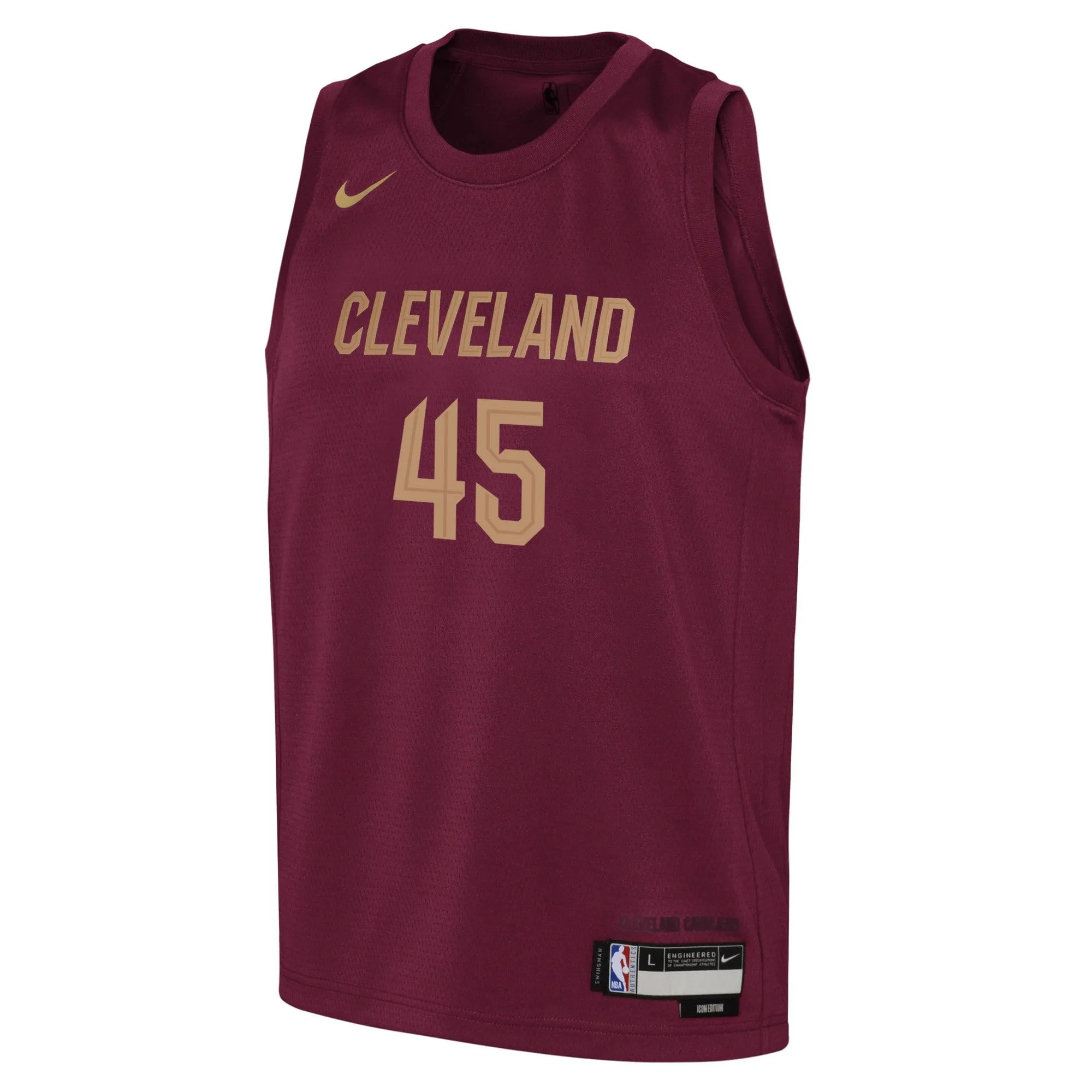 Donovan Mitchell Cleveland Cavaliers  Youth Swingman Jersey - Icon Edition - Wine