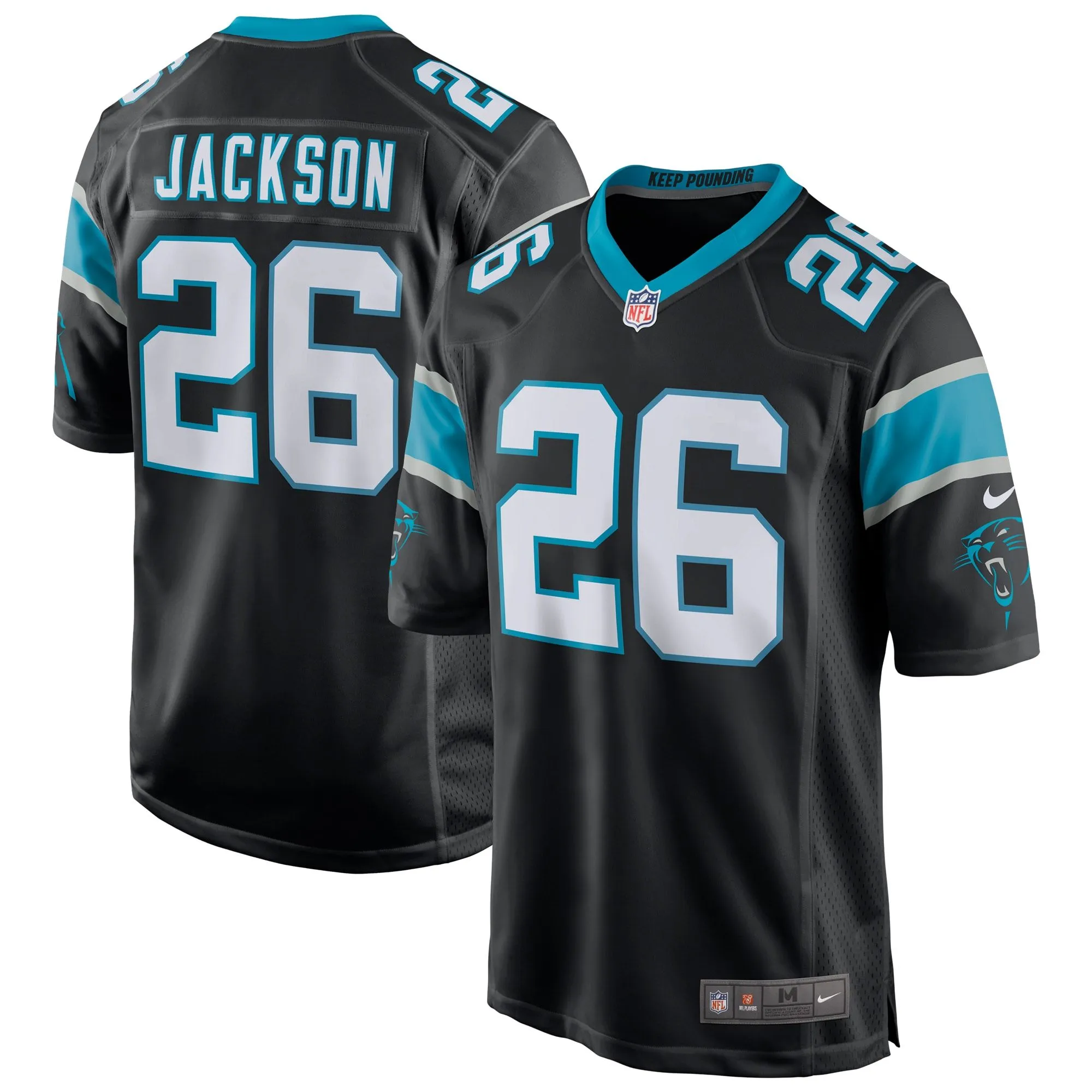 Donte Jackson Carolina Panthers  Game Jersey - Black