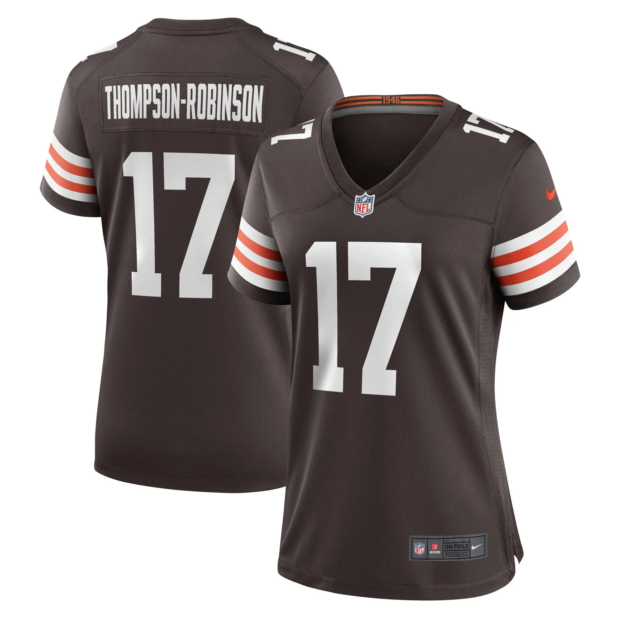 Dorian Thompson-Robinson Cleveland Browns  Women's Team Game Jersey -  Brown