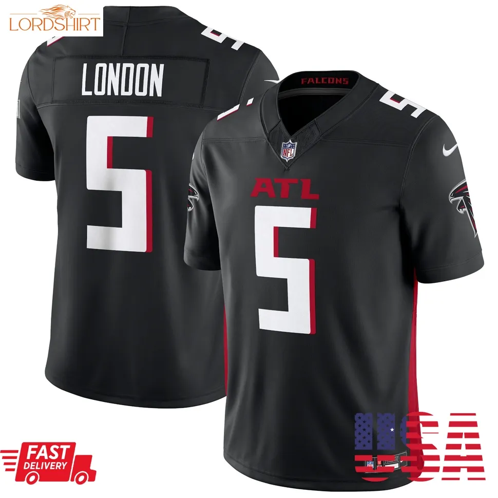 Drake London Atlanta Falcons  Vapor Fuse Limited Jersey   Black