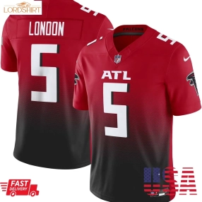 Drake London Atlanta Falcons  Vapor Fuse Limited Jersey   Red