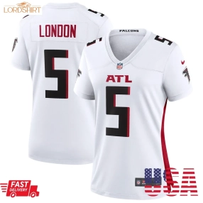 Drake London Atlanta Falcons  Women's Away Game Player Jersey   White