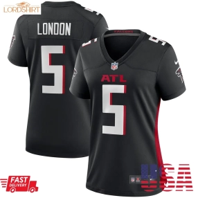Drake London Atlanta Falcons  Women's Player Game Jersey   Black