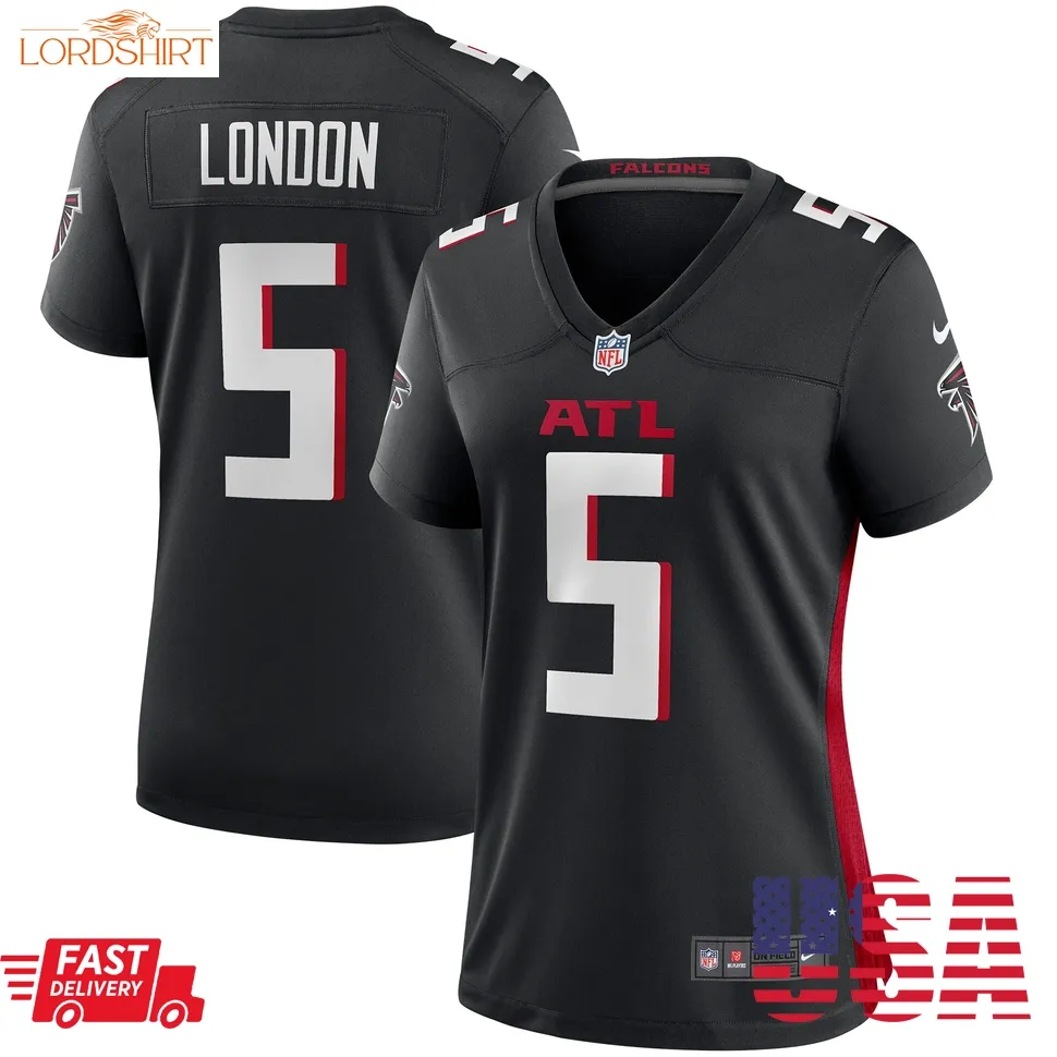 Drake London Atlanta Falcons  Women's Player Game Jersey   Black