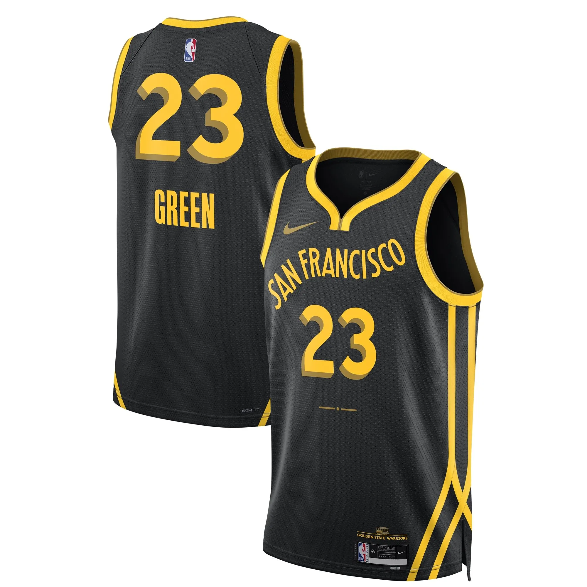 Draymond Green Golden State Warriors  Unisex 2023/24 Swingman Jersey - Black - City Edition