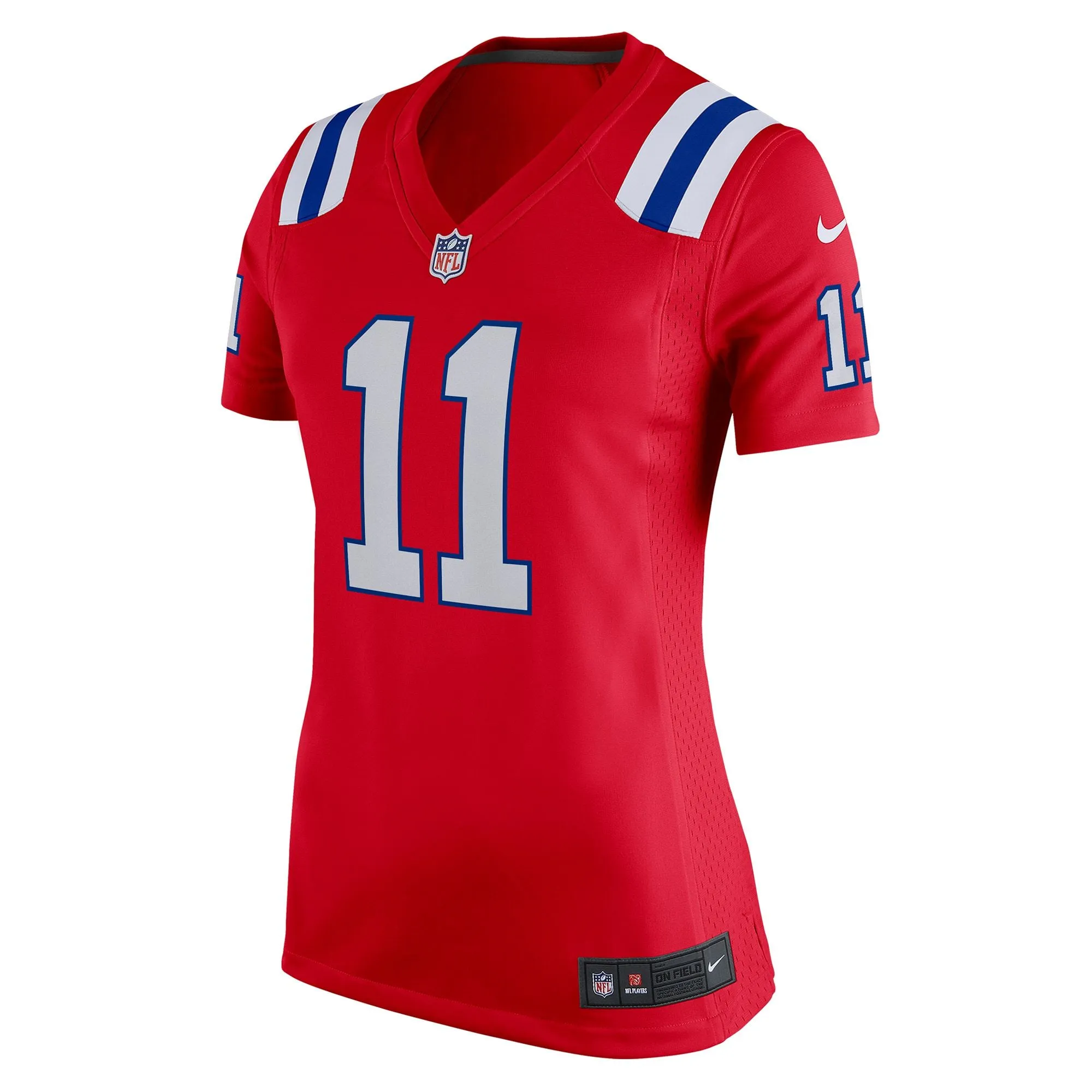 Drew Bledsoe New England Patriots  Women's Retired Game Jersey - Red