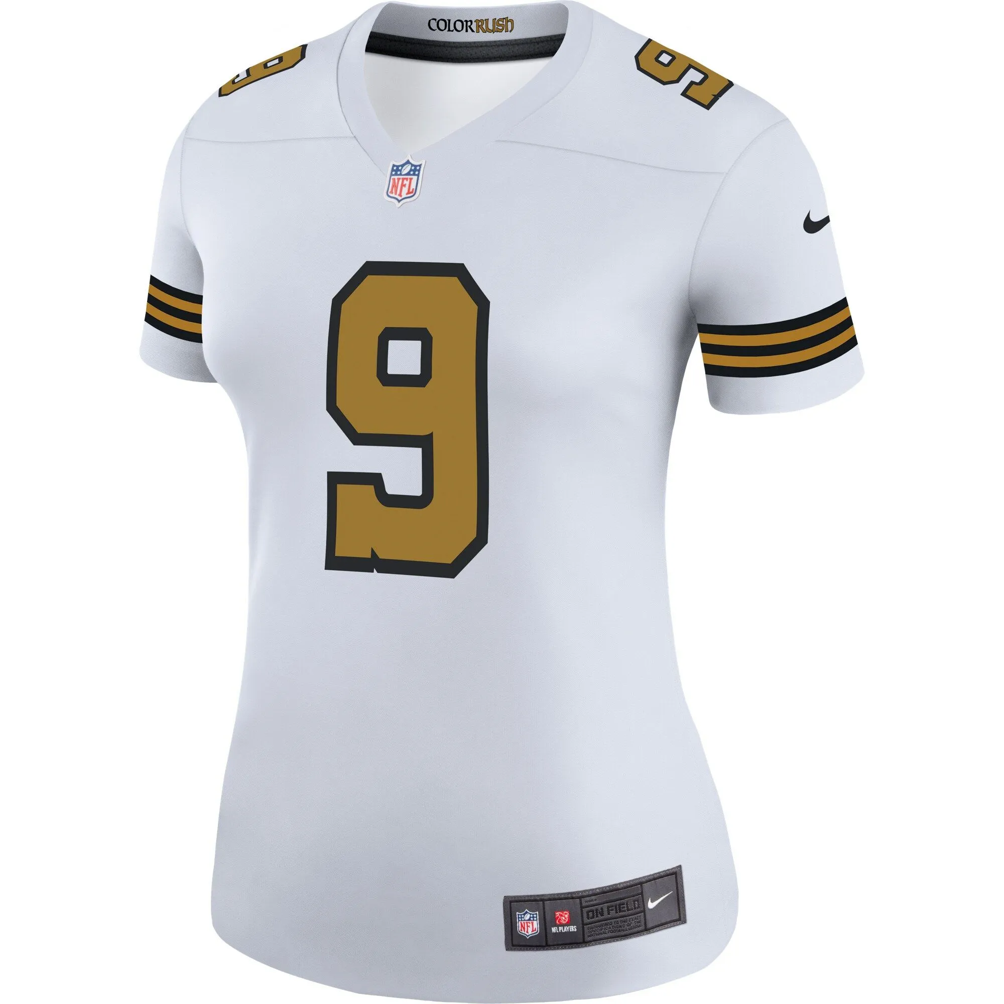 Drew Brees New Orleans Saints  Women's Color Rush Legend Jersey - White