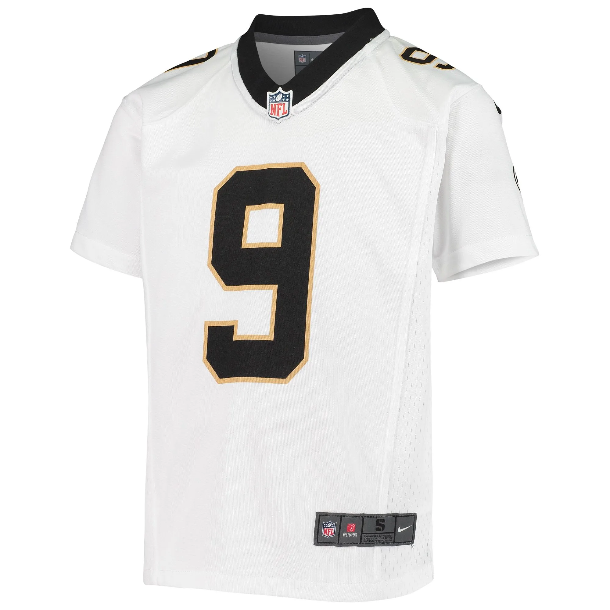 Drew Brees New Orleans Saints  Youth Game Jersey - White