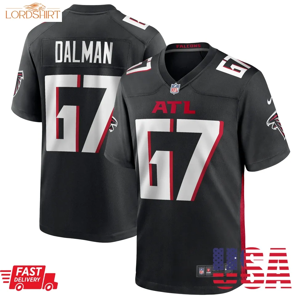 Drew Dalman Atlanta Falcons  Game Jersey   Black