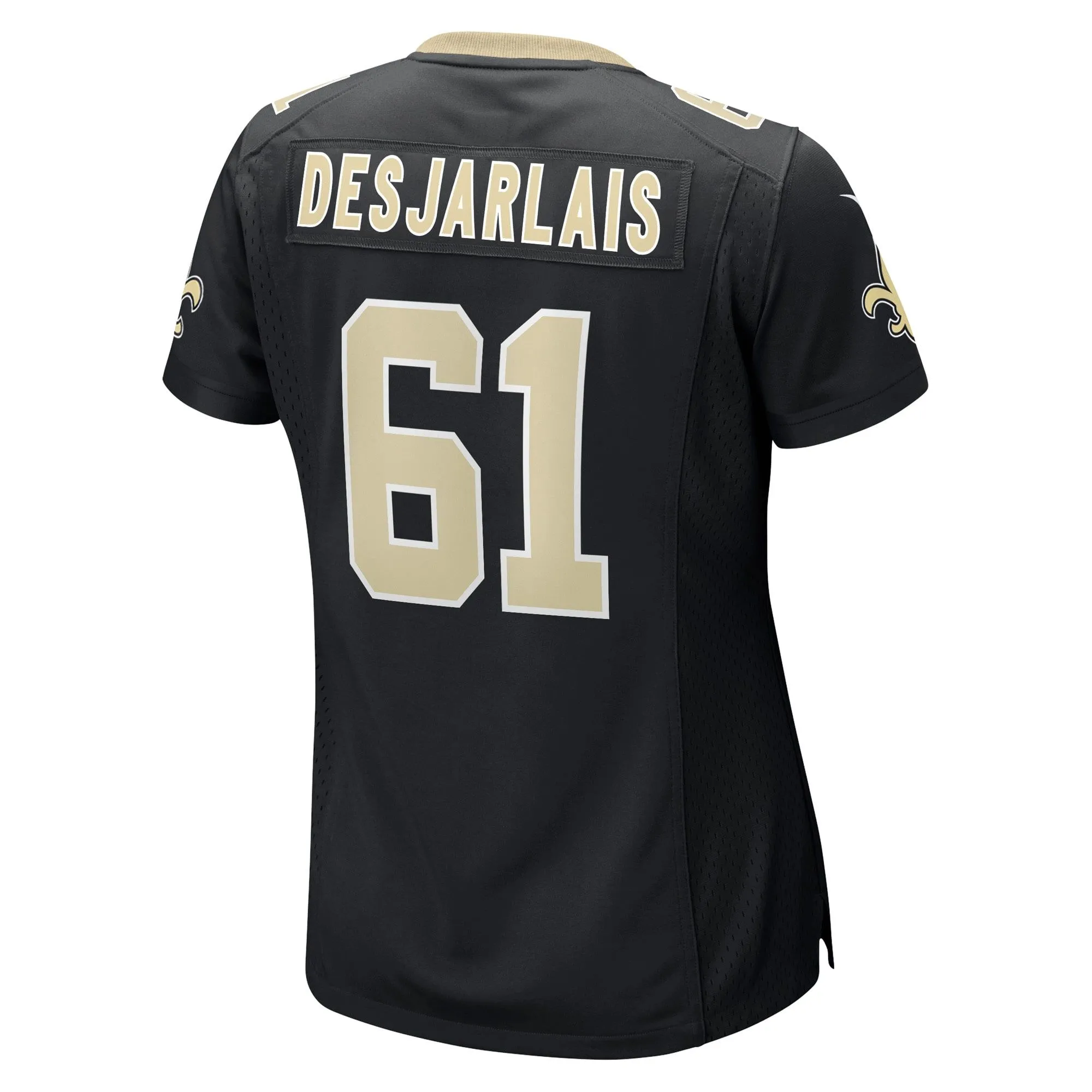 Drew Desjarlais New Orleans Saints  Women's Game Player Jersey - Black