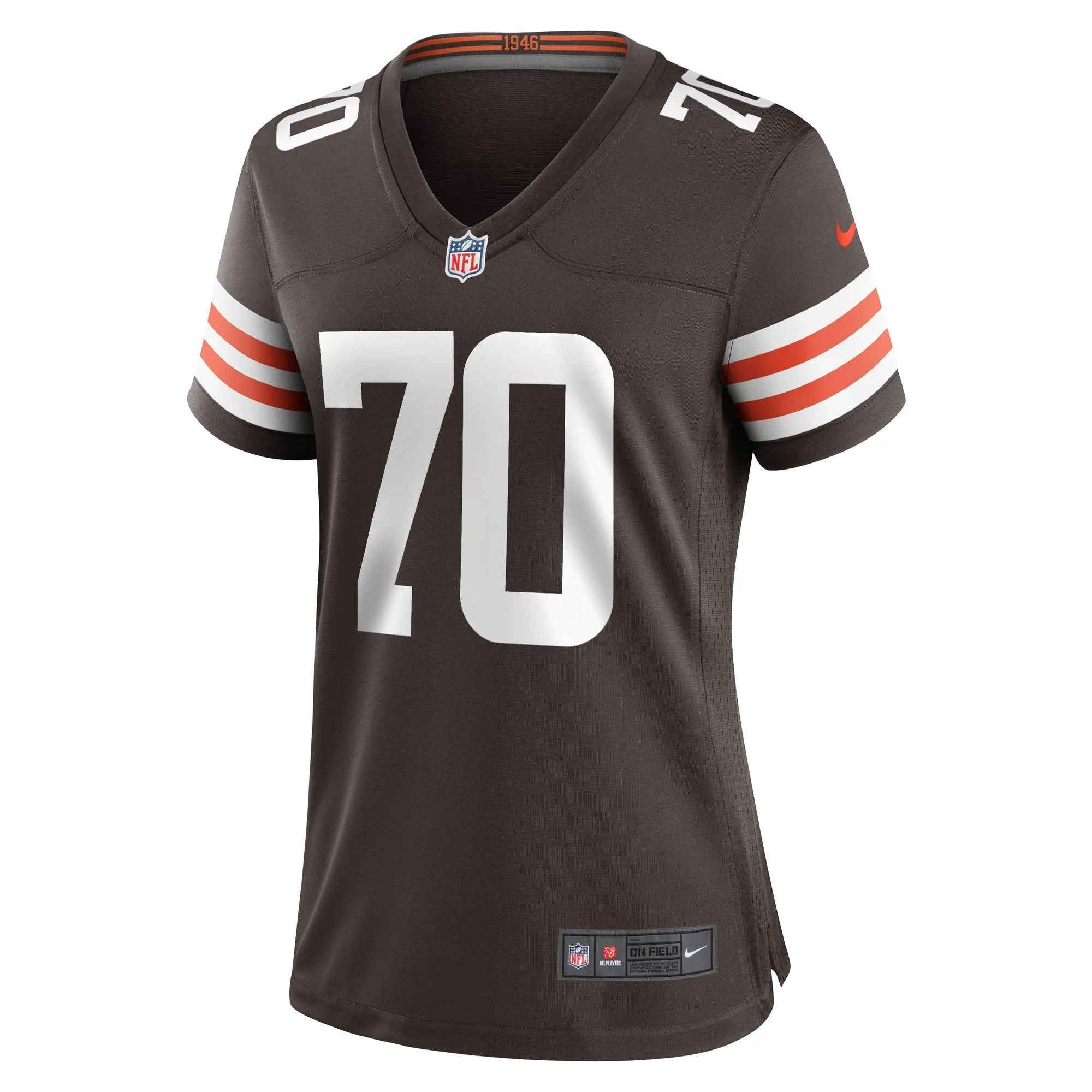 Drew Forbes Cleveland Browns  Women's Team Game Jersey -  Brown