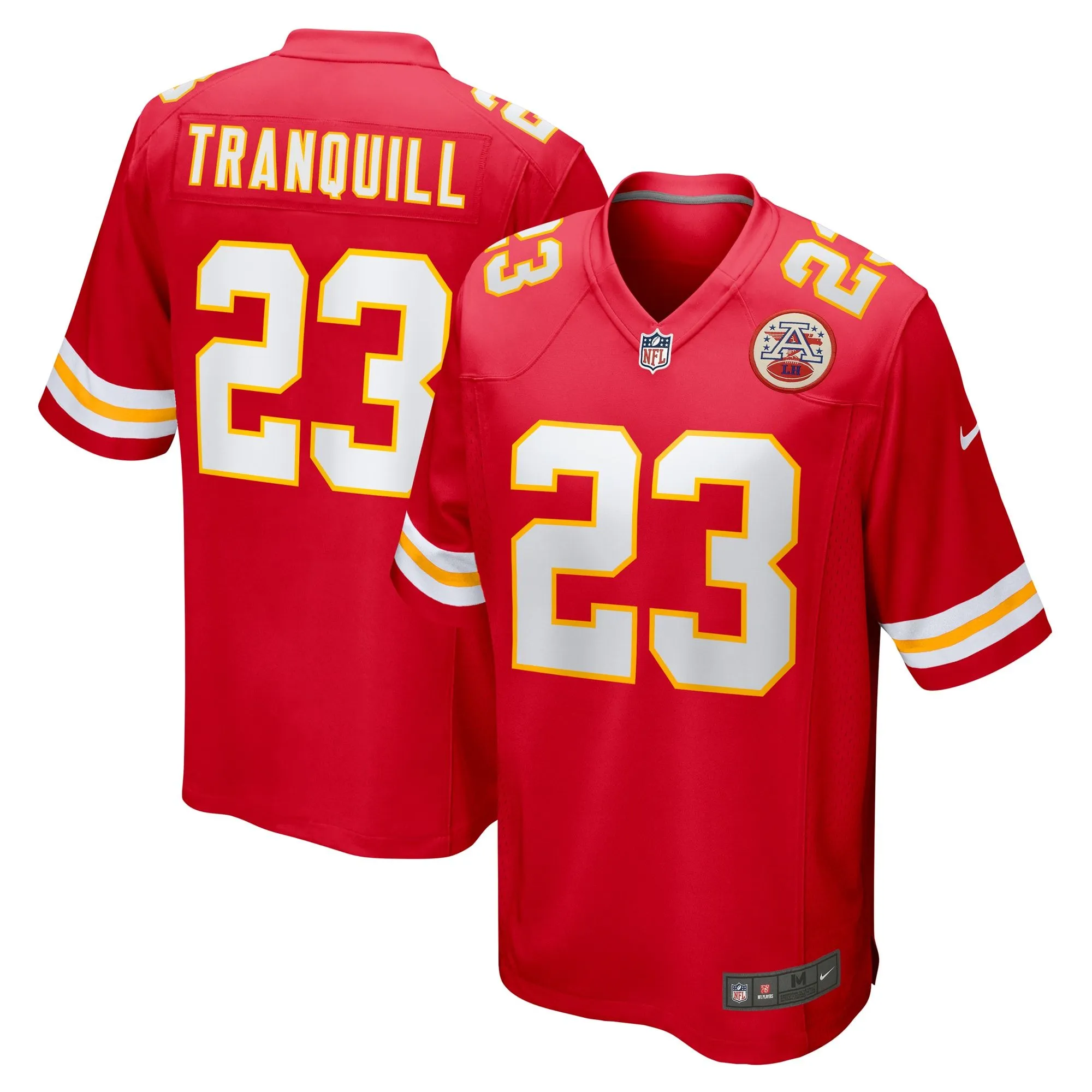 Drue Tranquill Kansas City Chiefs  Game Player Jersey - Red