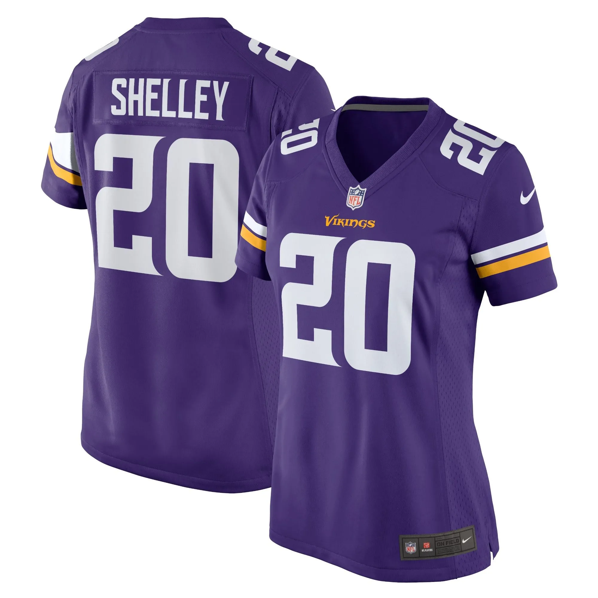 Duke Shelley Minnesota Vikings  Women's Home Game Player Jersey - Purple