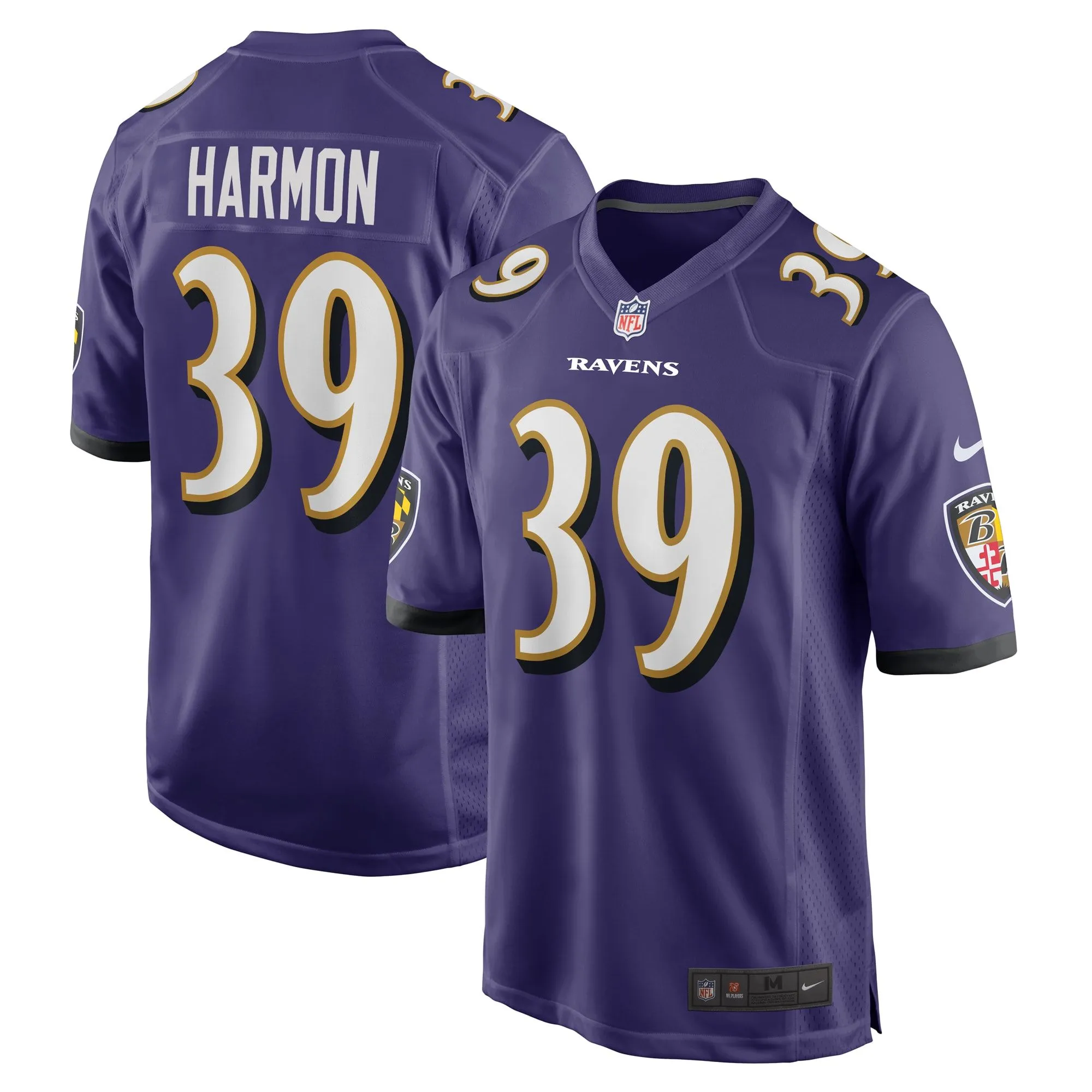 Duron Harmon Baltimore Ravens   Game Jersey -  Purple