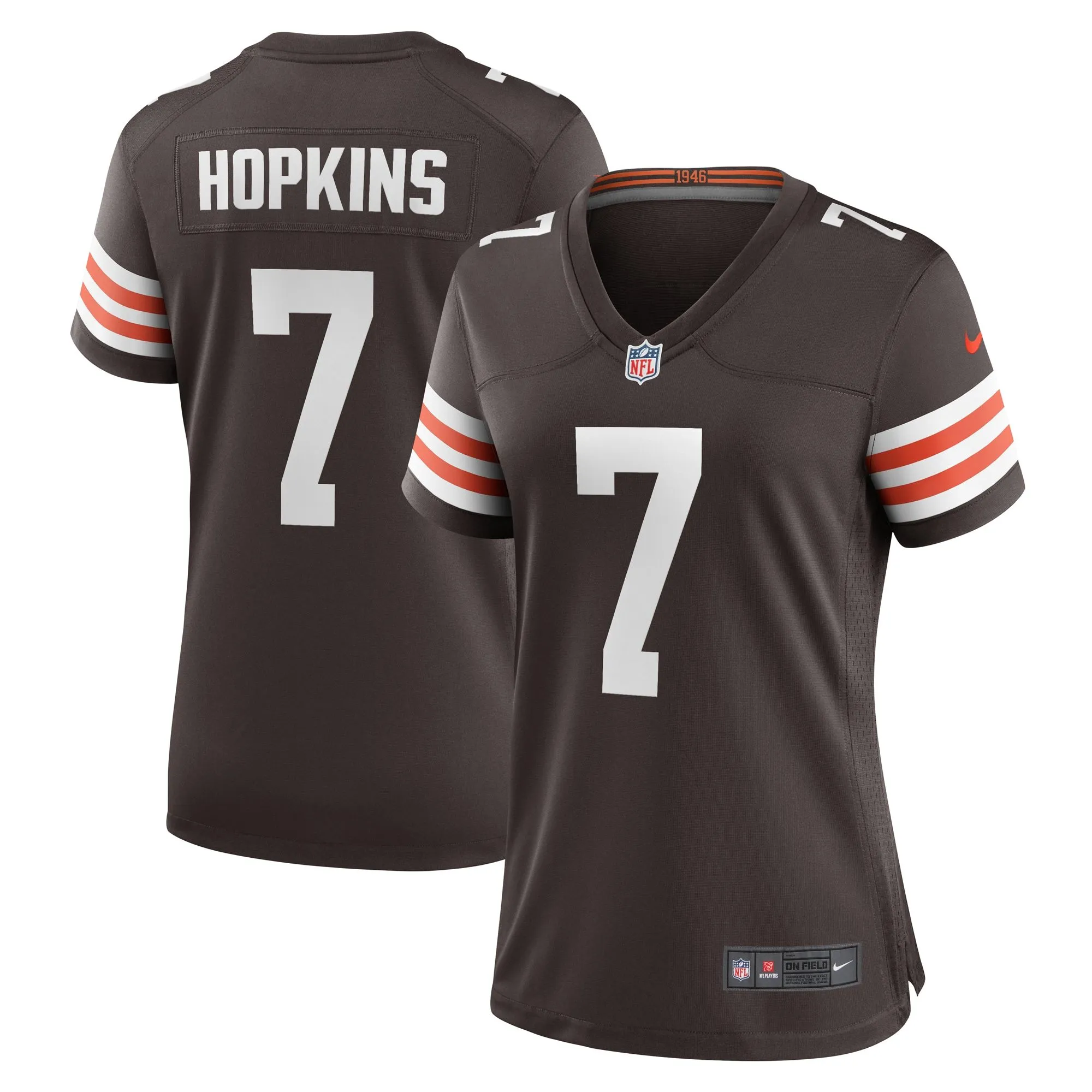 Dustin Hopkins Cleveland Browns  Women's Team Game Jersey -  Brown