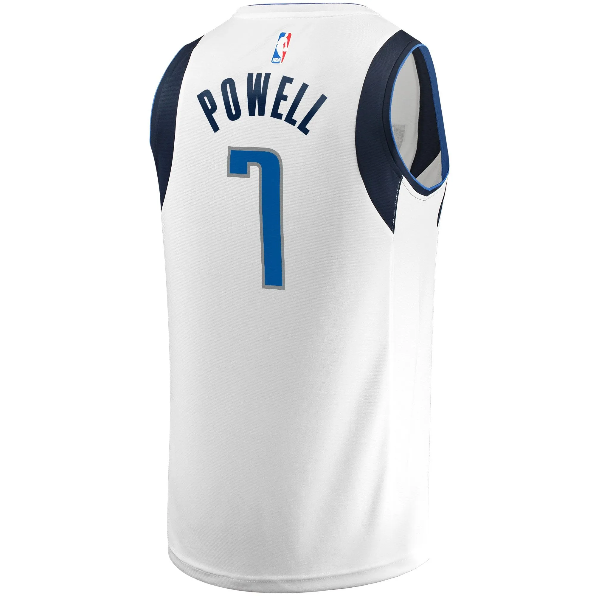 Dwight Powell Dallas Mavericks Fanatics Branded Fast Break Player Jersey - Association Edition - White