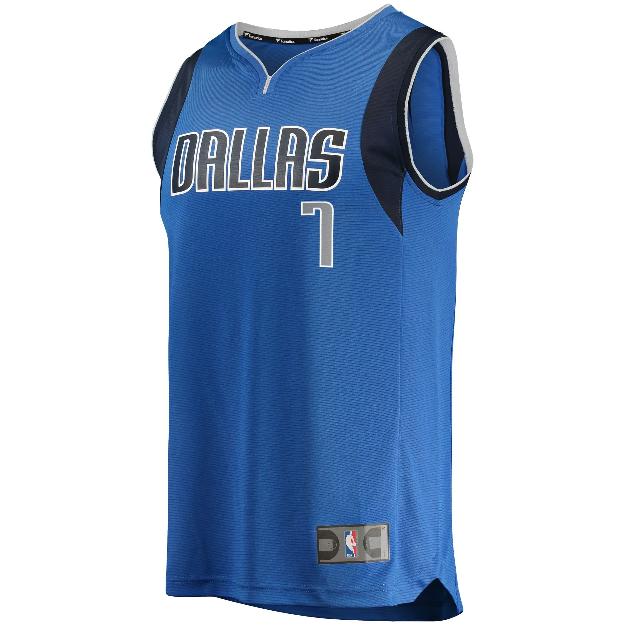 Dwight Powell Dallas Mavericks Fanatics Branded Fast Break Replica Team Color Player Jersey Blue - Icon Edition