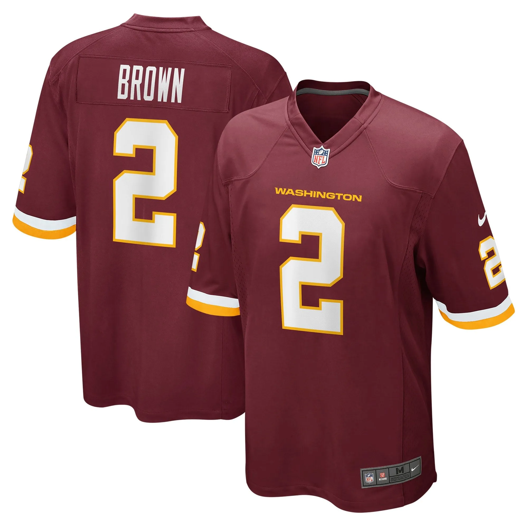 Dyami Brown Washington Football Team  Game Jersey - Burgundy