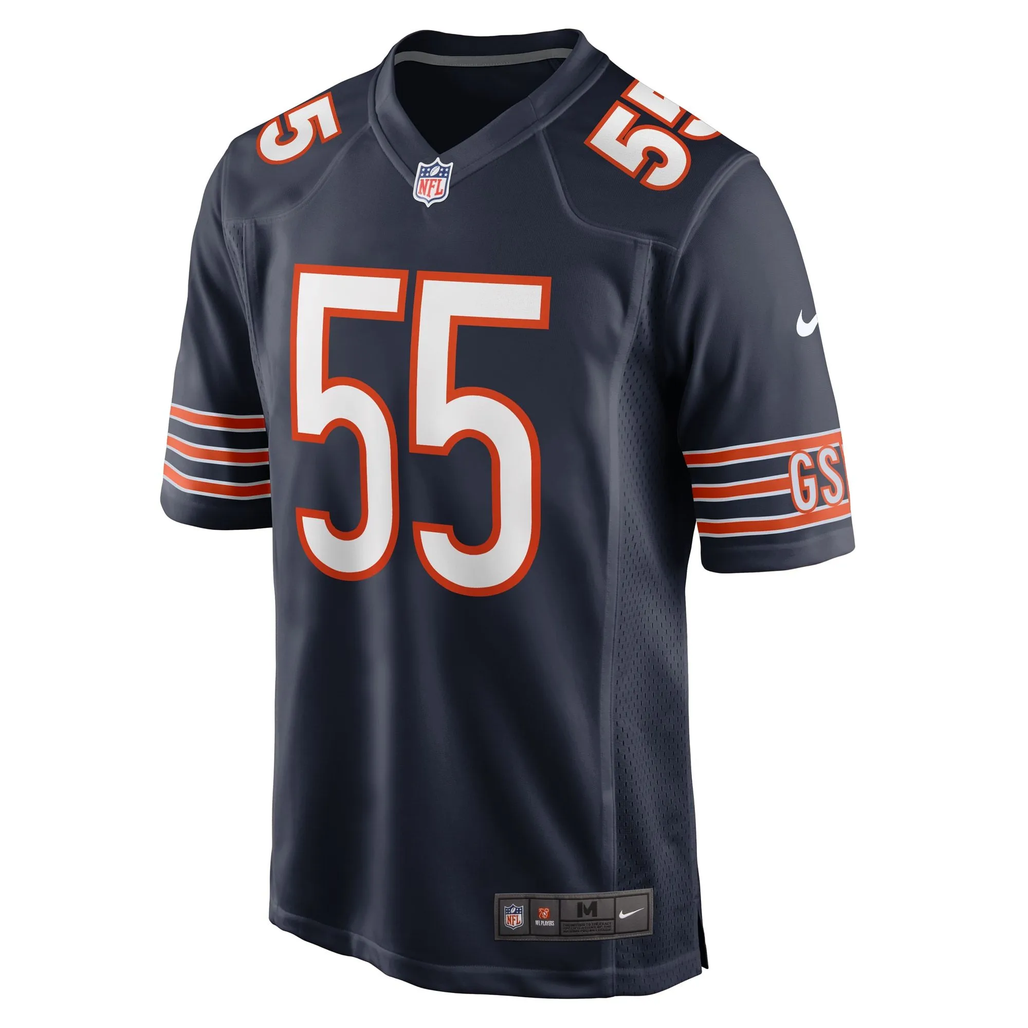 Dylan Cole Chicago Bears  Game Jersey - Navy