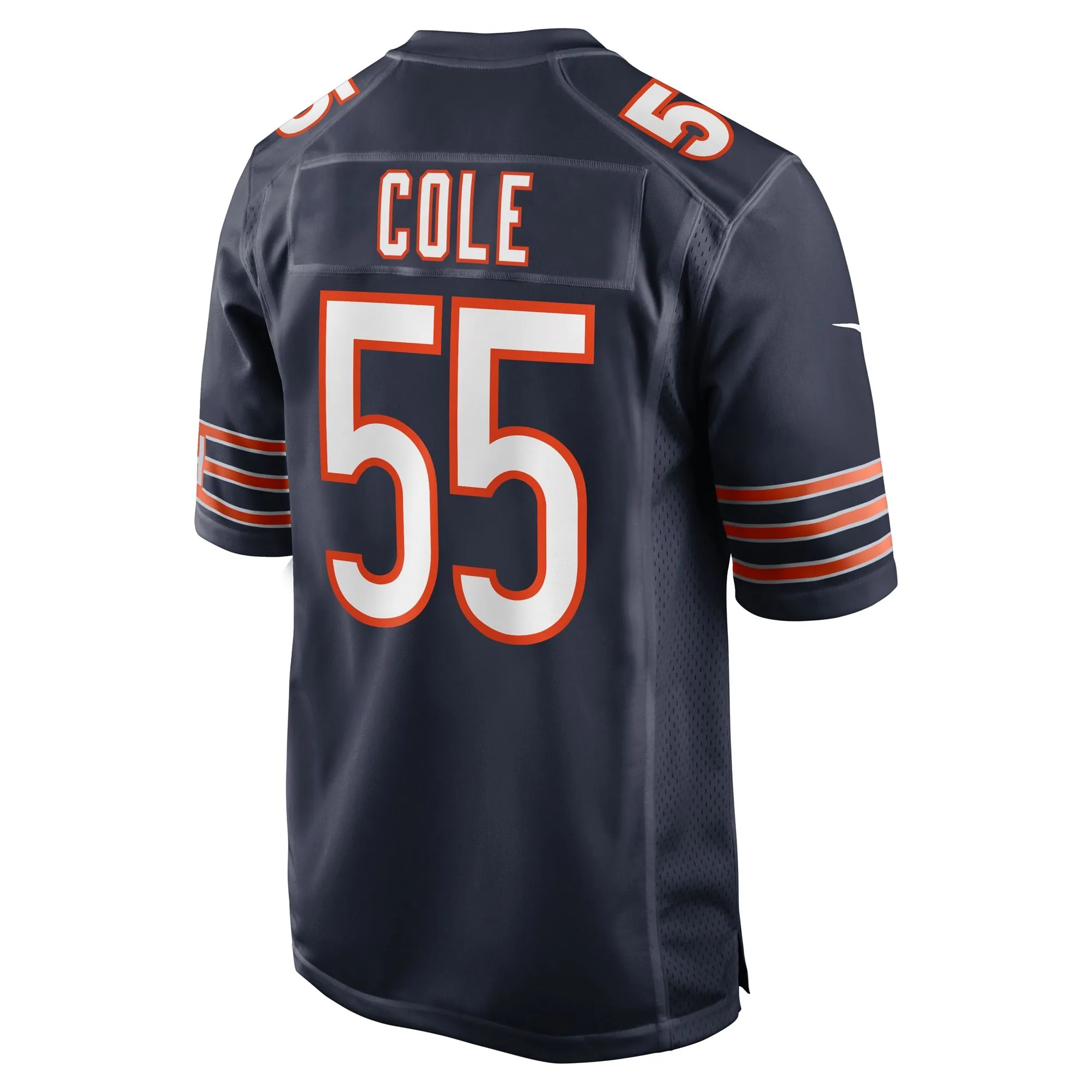 Dylan Cole Chicago Bears  Game Jersey - Navy