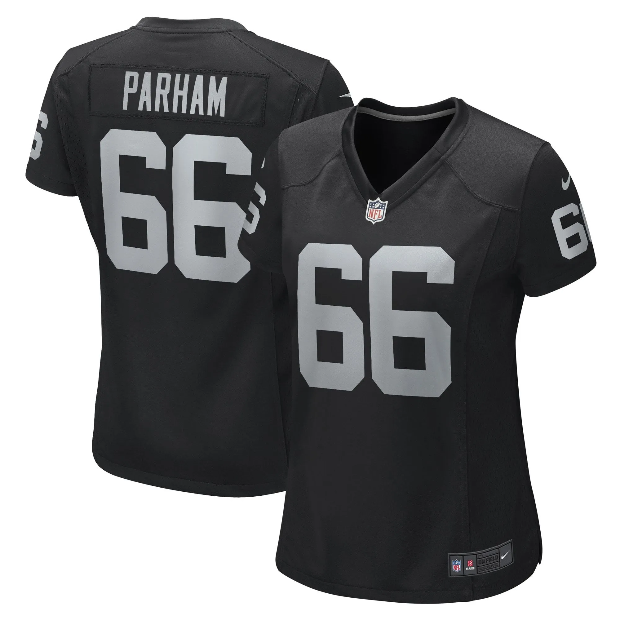 Dylan Parham Las Vegas Raiders  Women's Game Player Jersey - Black