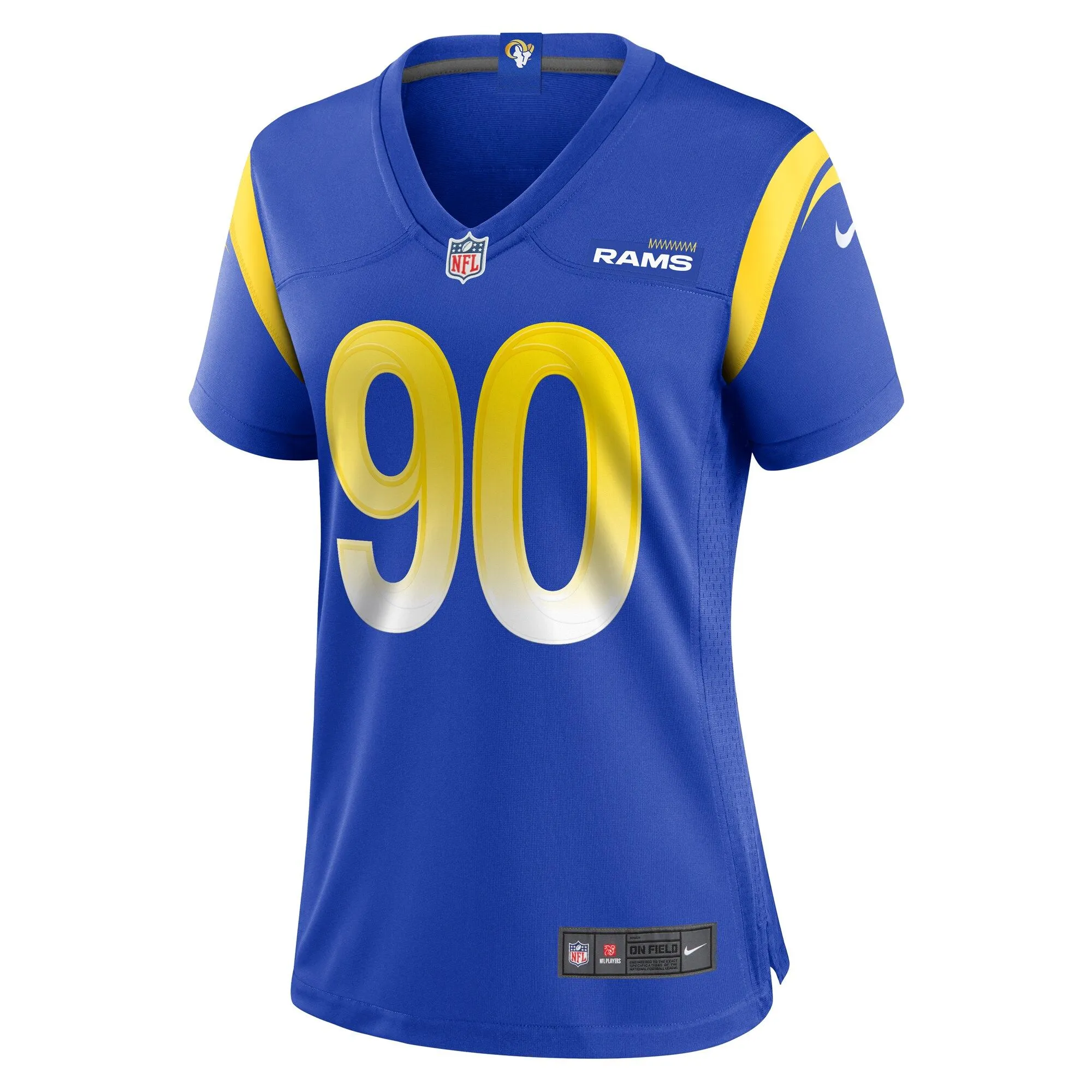 Earnest Brown IV Los Angeles Rams  Women's Team Game Jersey -  Royal