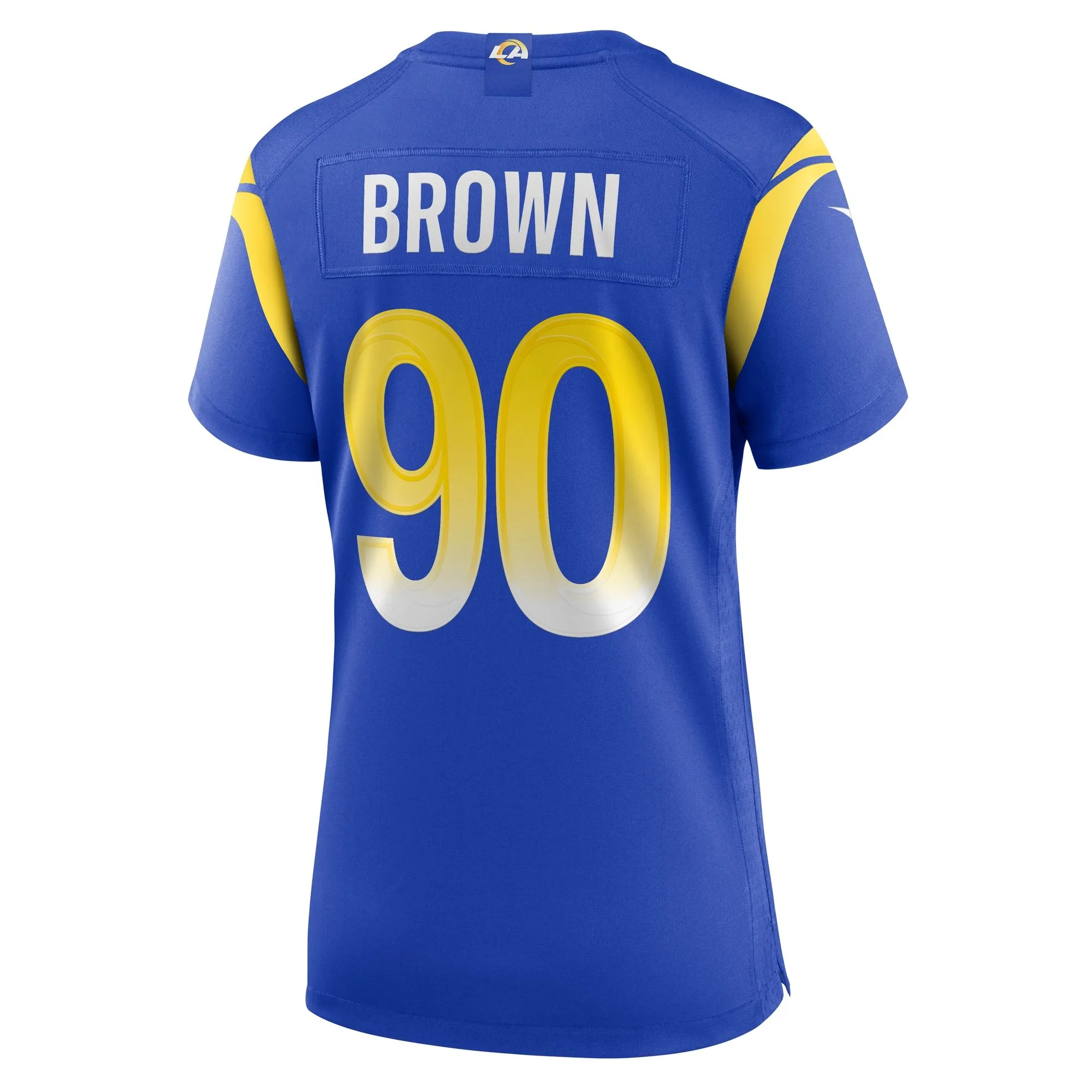 Earnest Brown IV Los Angeles Rams  Women's Team Game Jersey -  Royal