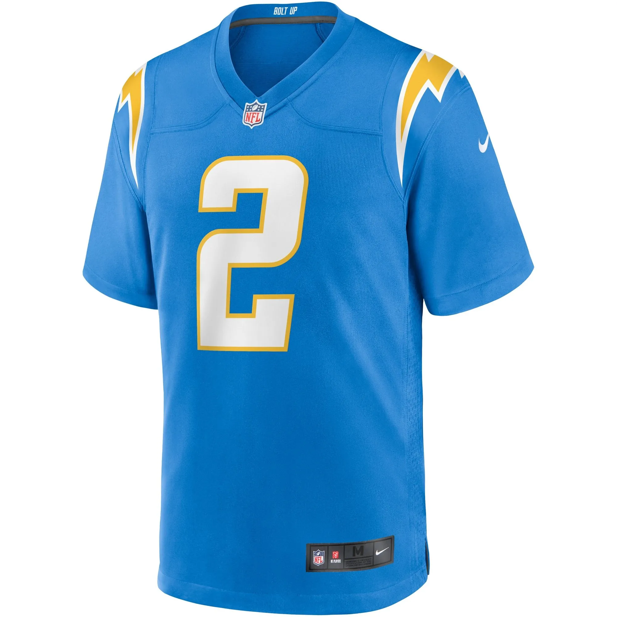 Easton Stick Los Angeles Chargers  Game Jersey - Powder Blue