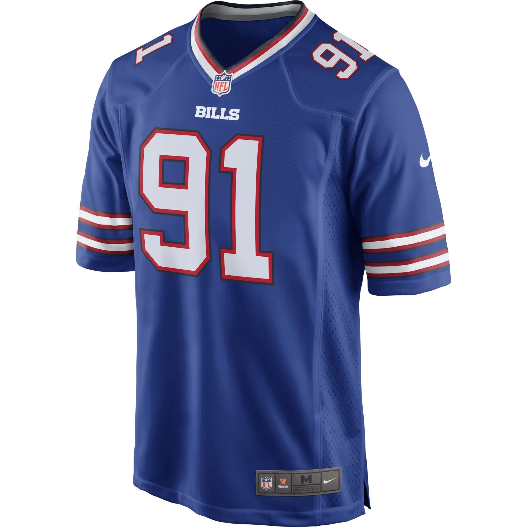 Ed Oliver Buffalo Bills  Team Game Player Jersey - Royal