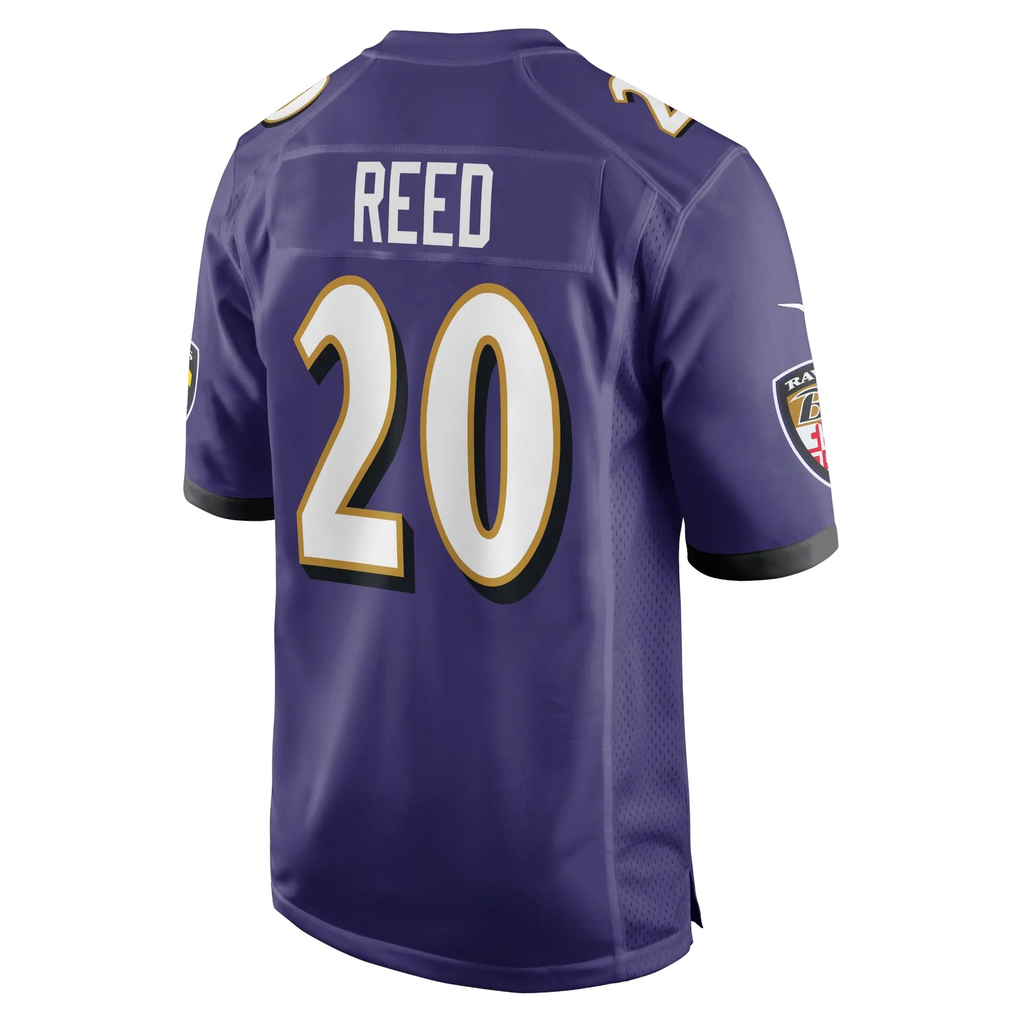 Ed Reed Baltimore Ravens  Retired Player Game Jersey - Purple