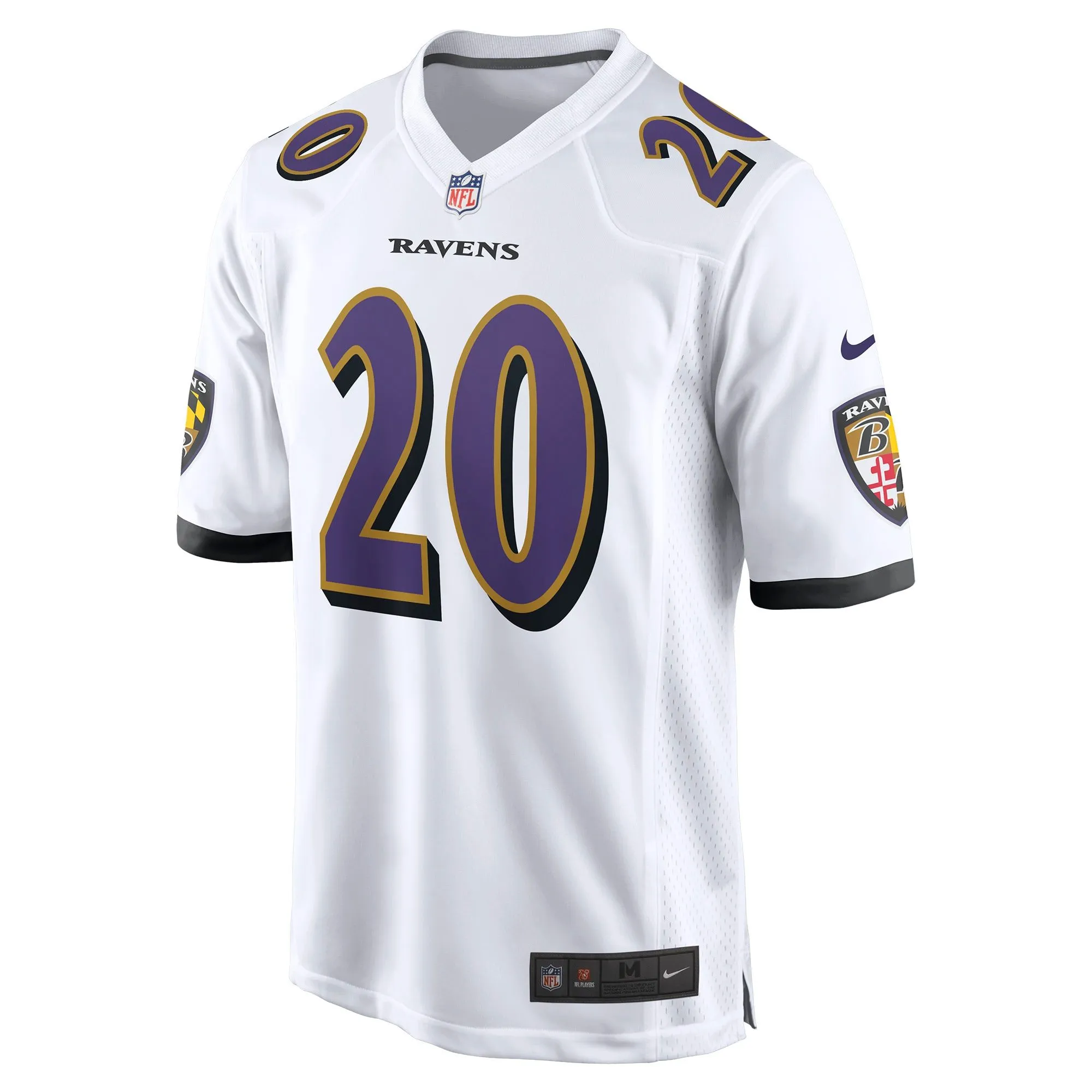 Ed Reed Baltimore Ravens  Retired Player Game Jersey - White