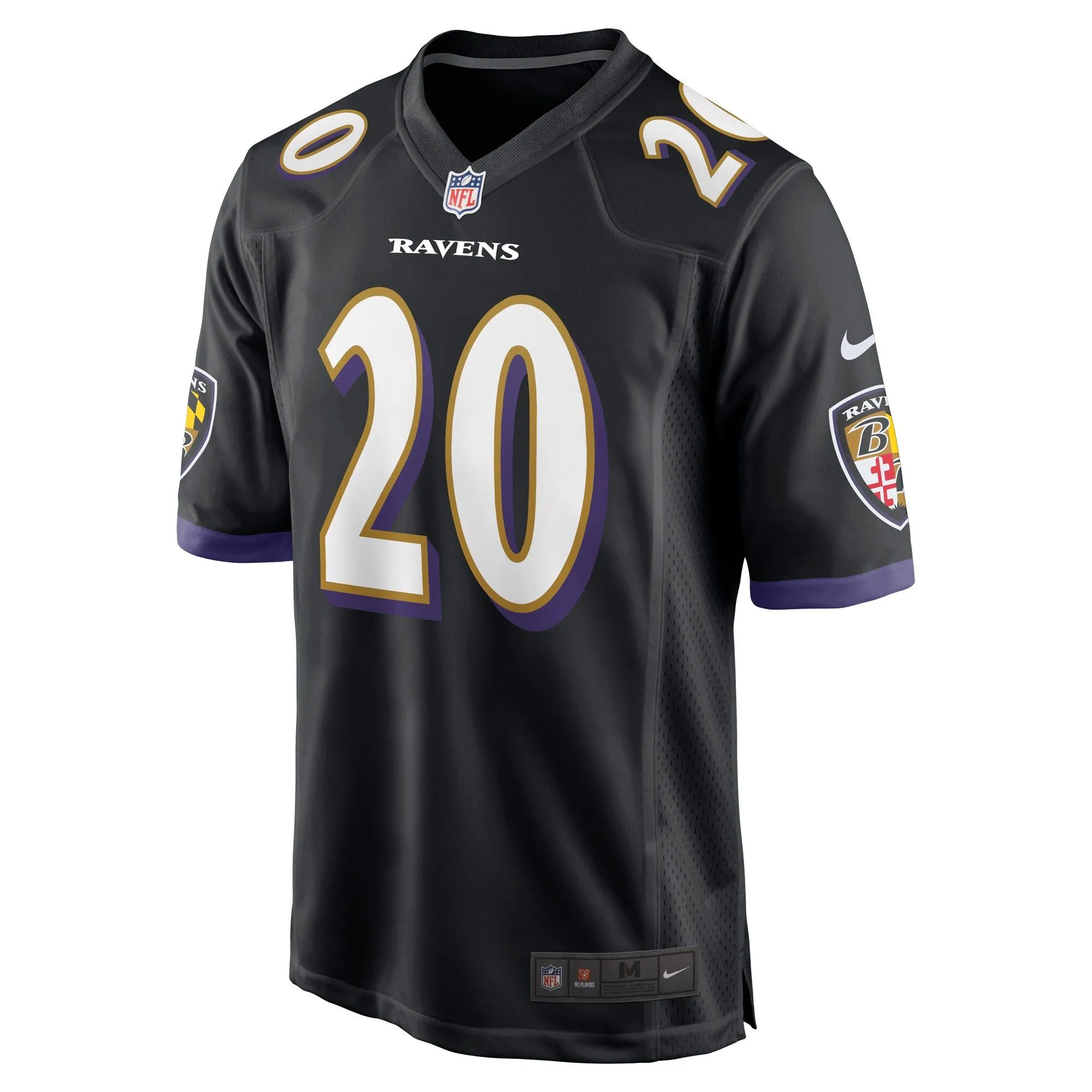 Ed Reed Baltimore Ravens  Retired Player Jersey - Black