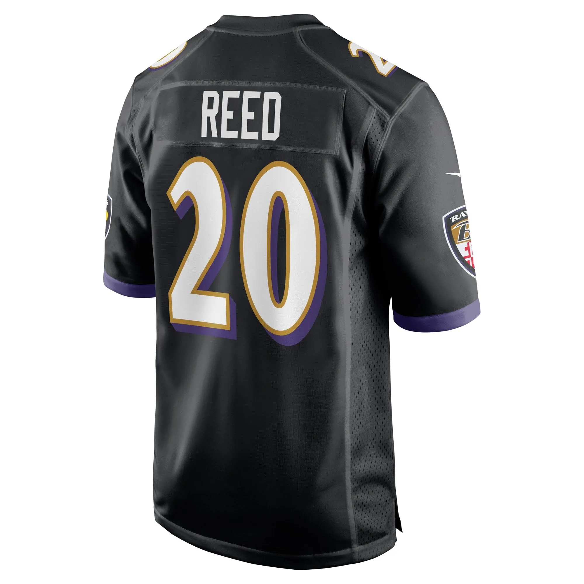 Ed Reed Baltimore Ravens  Retired Player Jersey - Black