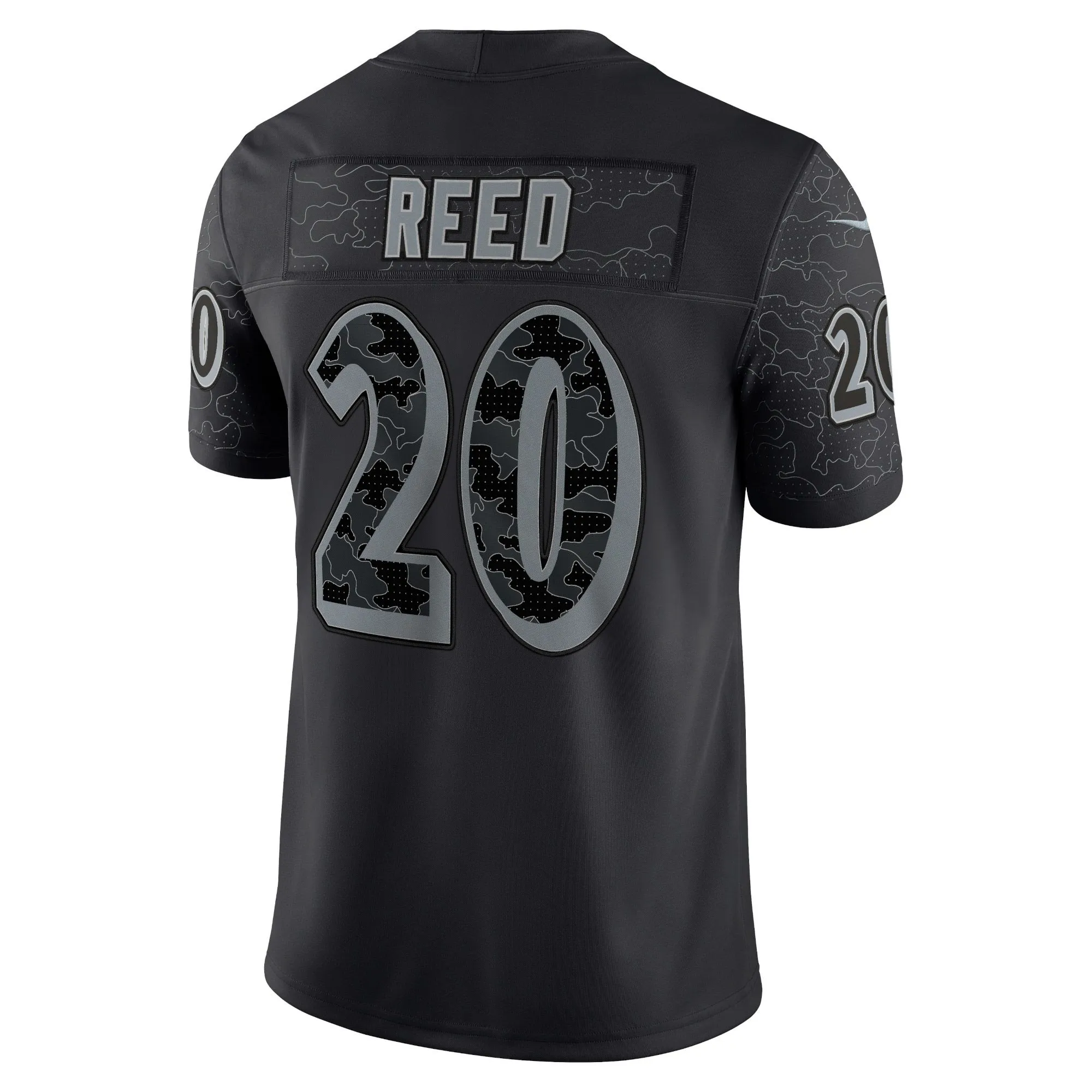 Ed Reed Baltimore Ravens  Retired Player RFLCTV Limited Jersey - Black