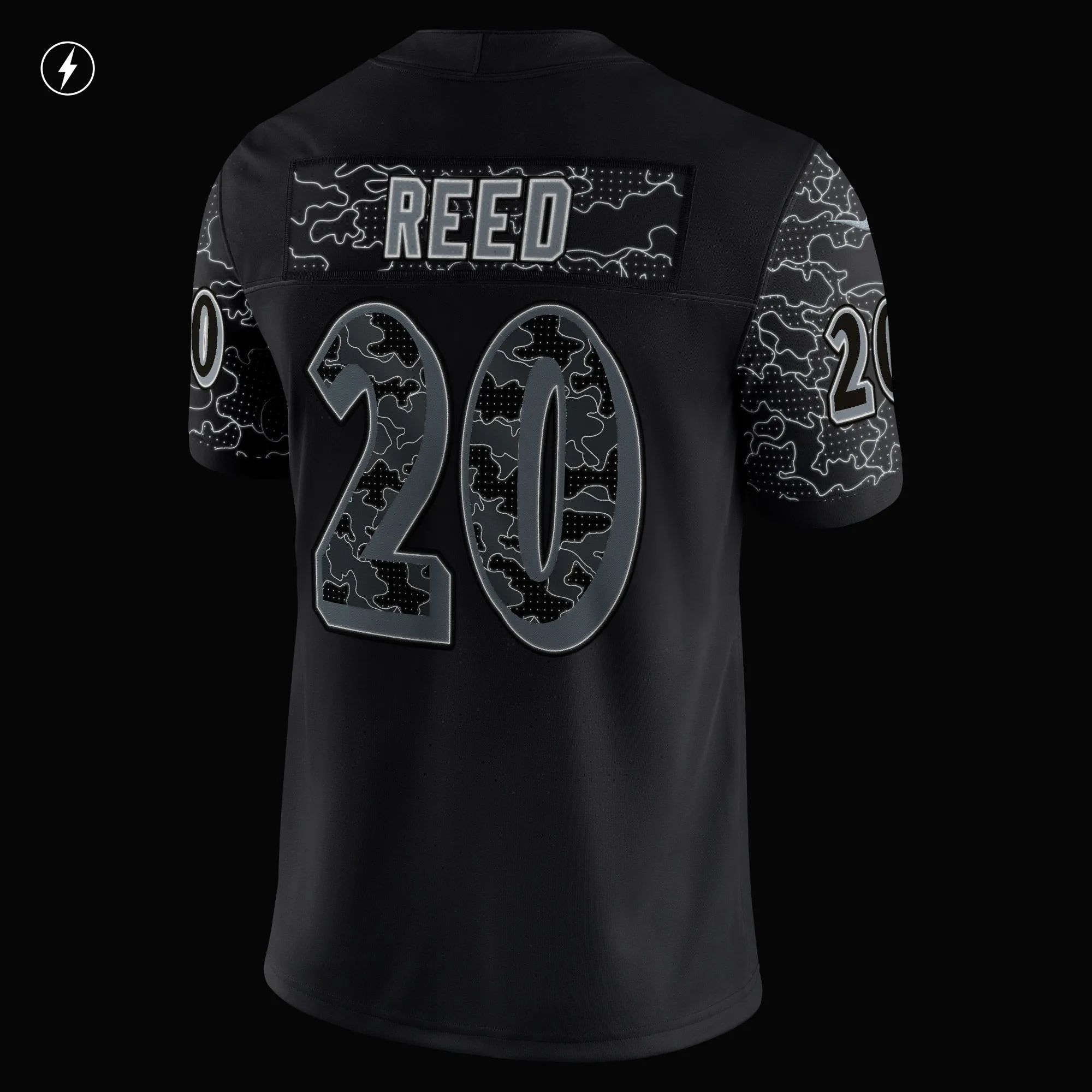 Ed Reed Baltimore Ravens  Retired Player RFLCTV Limited Jersey - Black