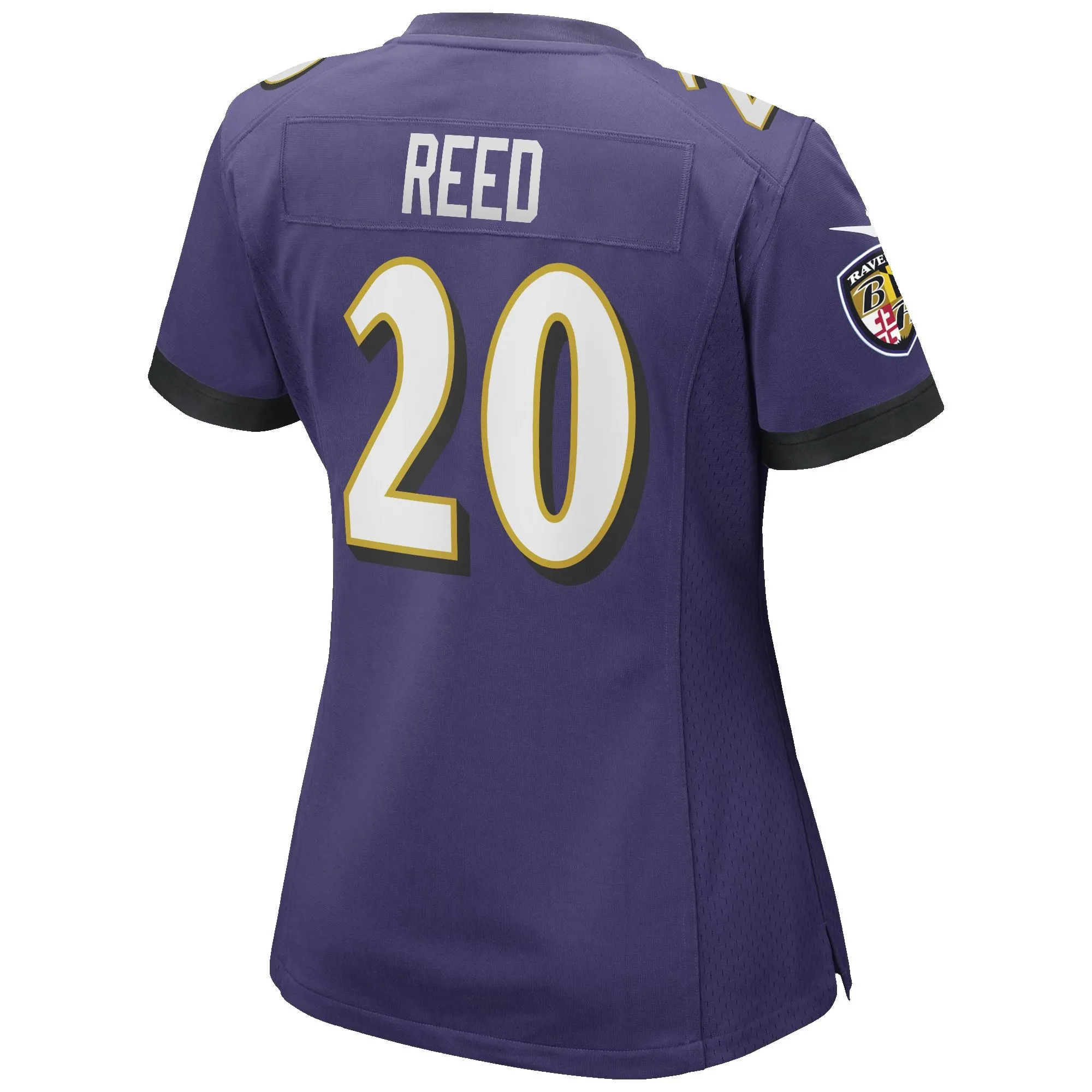 Ed Reed Baltimore Ravens  Women's Game Retired Player Jersey - Purple