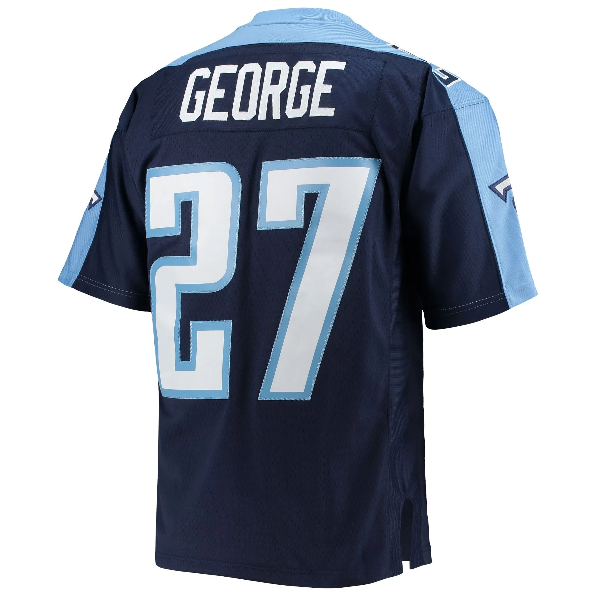 Eddie George Tennessee Titans Mitchell & Ness Big & Tall 1999 Retired Player Replica Jersey - Navy