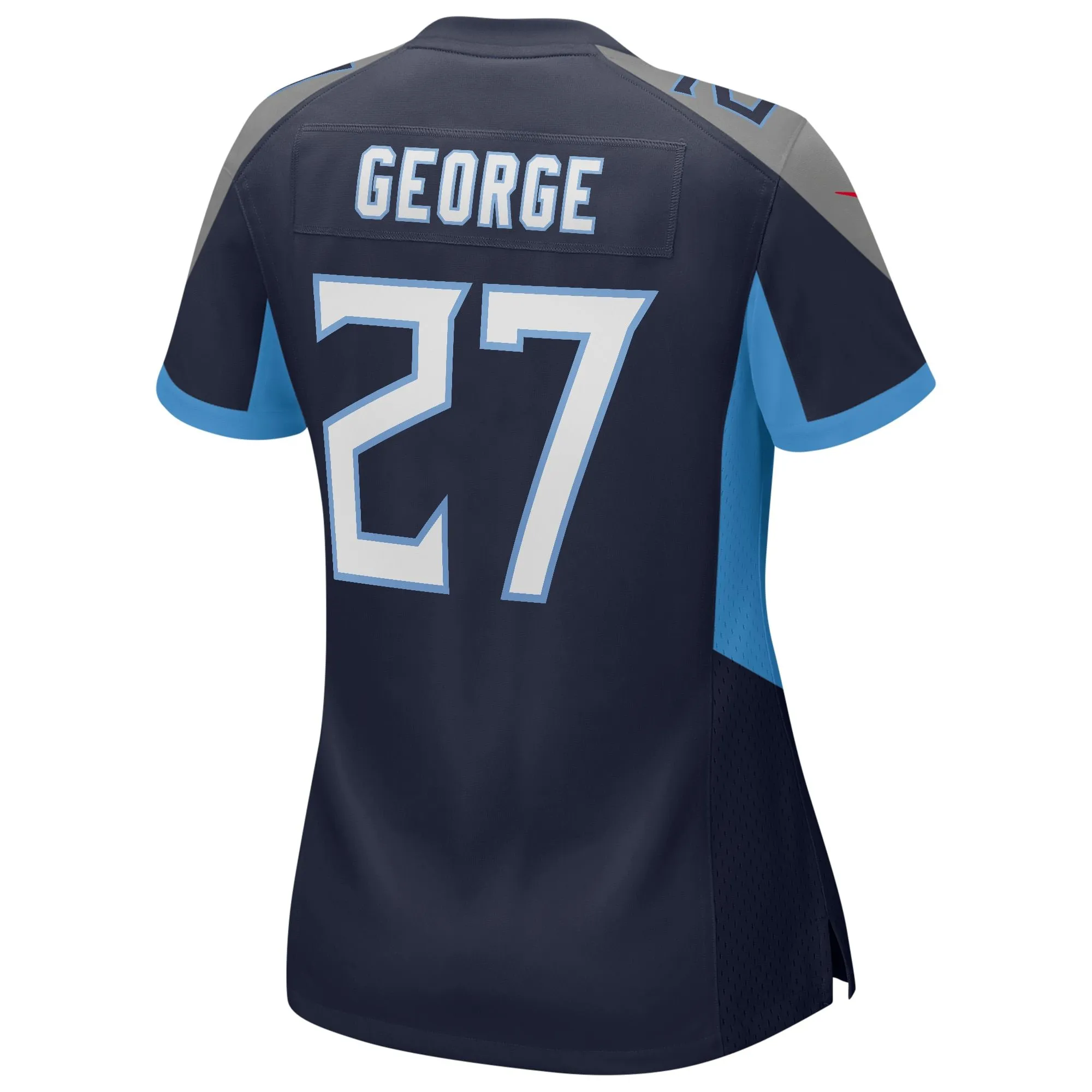 Eddie George Tennessee Titans  Women's Game Retired Player Jersey - Navy