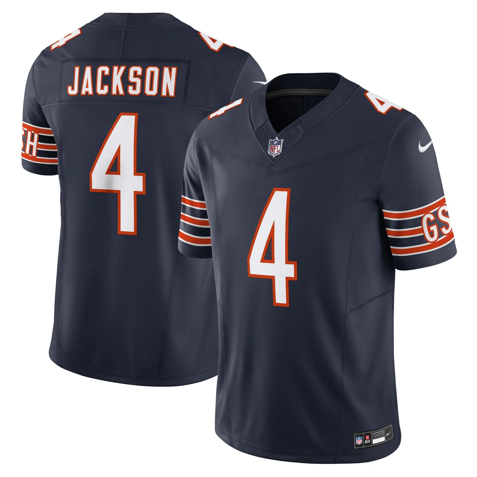 Eddie Jackson Chicago Bears  Vapor F.U.S.E. Limited Jersey - Navy