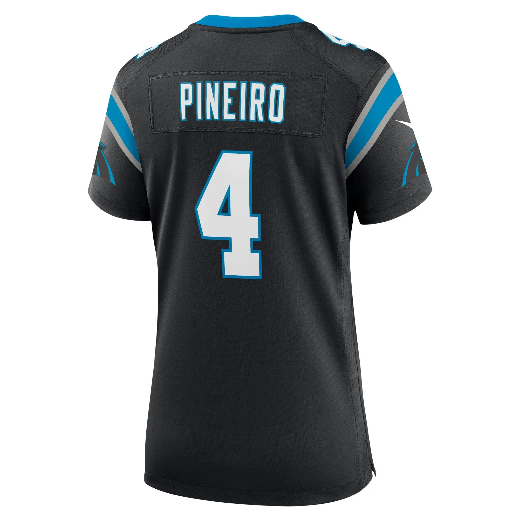 Eddy Pineiro Carolina Panthers  Women's Team Game Jersey - Black