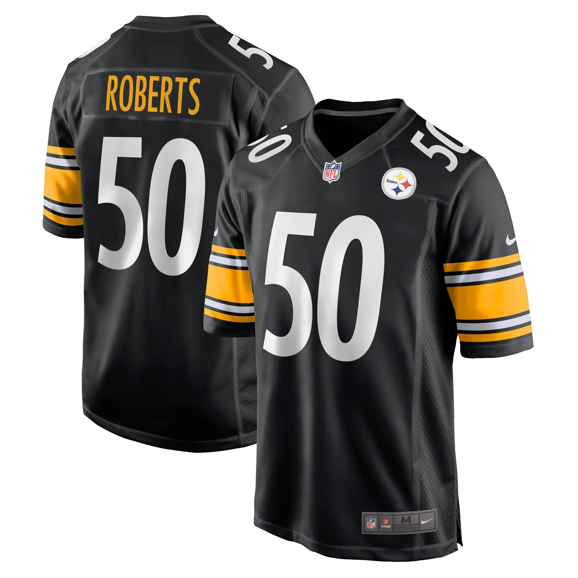 Elandon Roberts Pittsburgh Steelers   Game Jersey -  Black