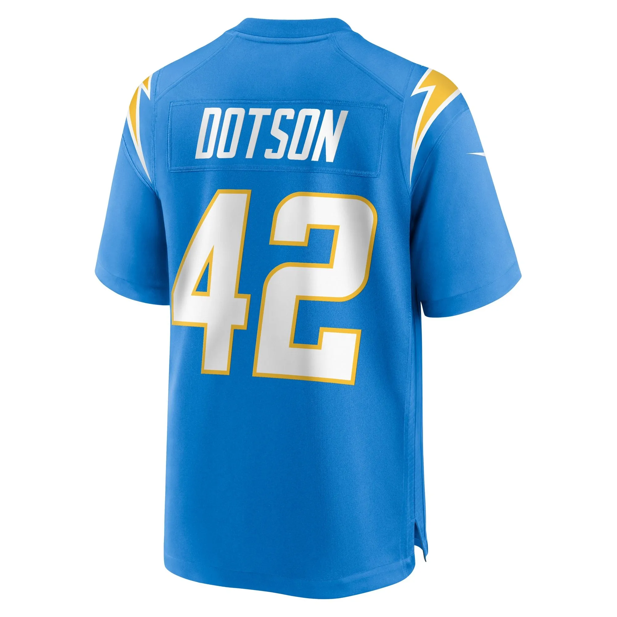 Elijah Dotson Los Angeles Chargers  Team Game Jersey -  Powder Blue