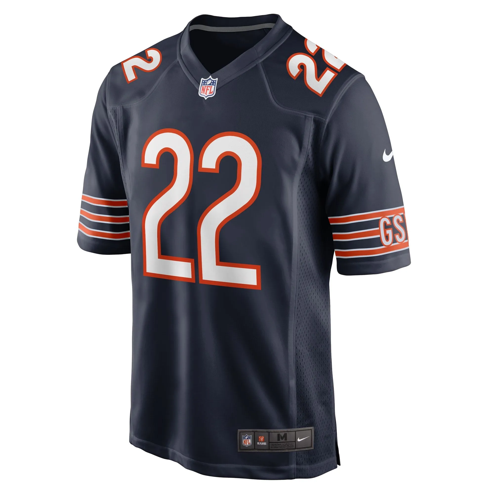 Elijah Hicks Chicago Bears  Team Game Jersey -  Navy