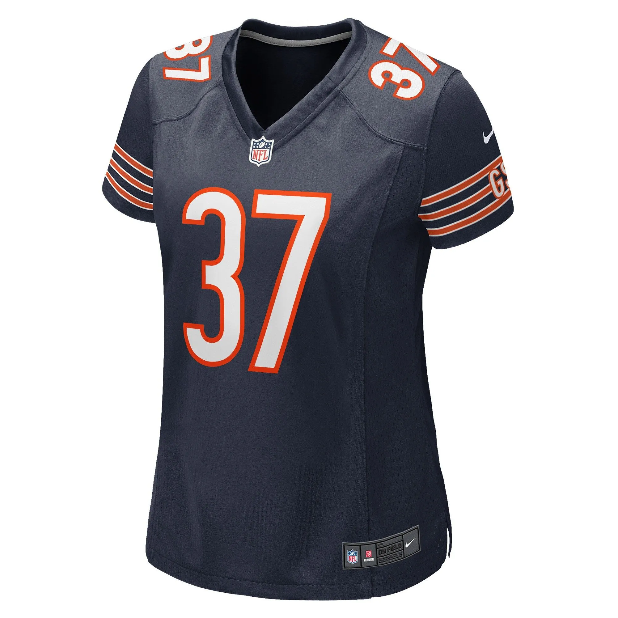 Elijah Hicks Chicago Bears  Women's Game Player Jersey - Navy