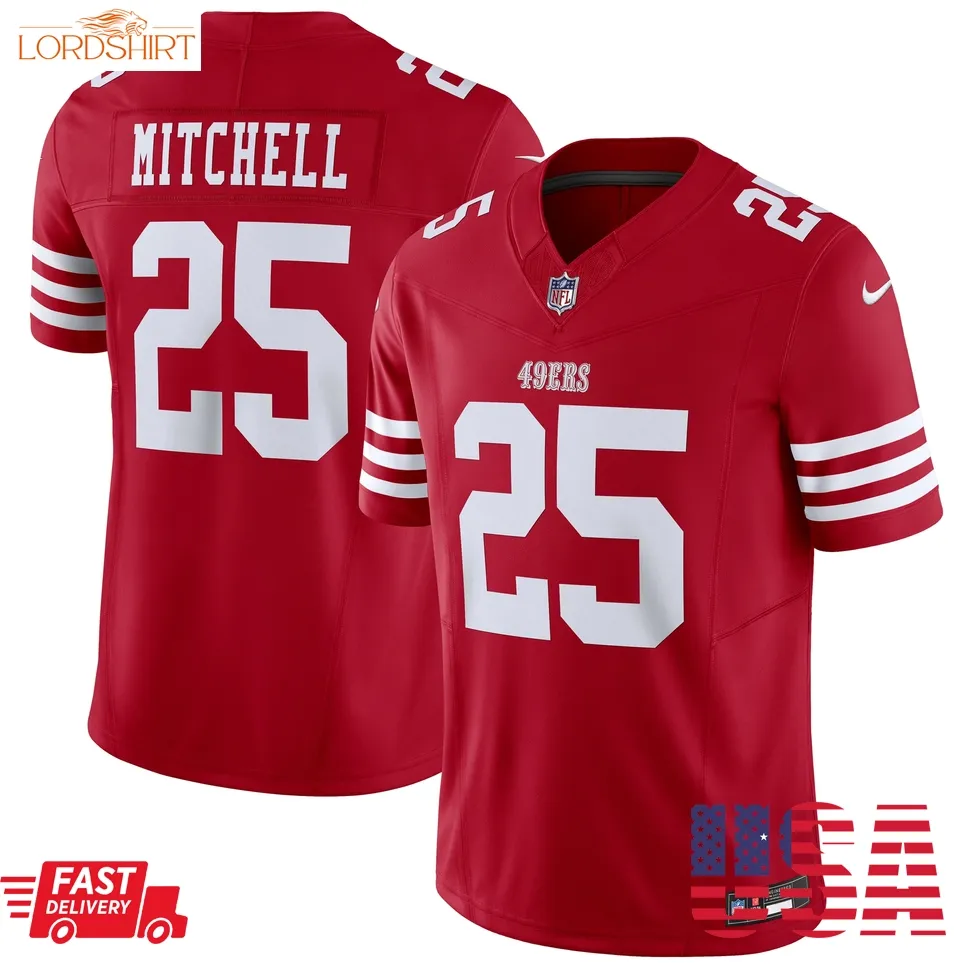 Elijah Mitchell San Francisco 49Ers  Vapor Fuse Limited Jersey   Scarlet