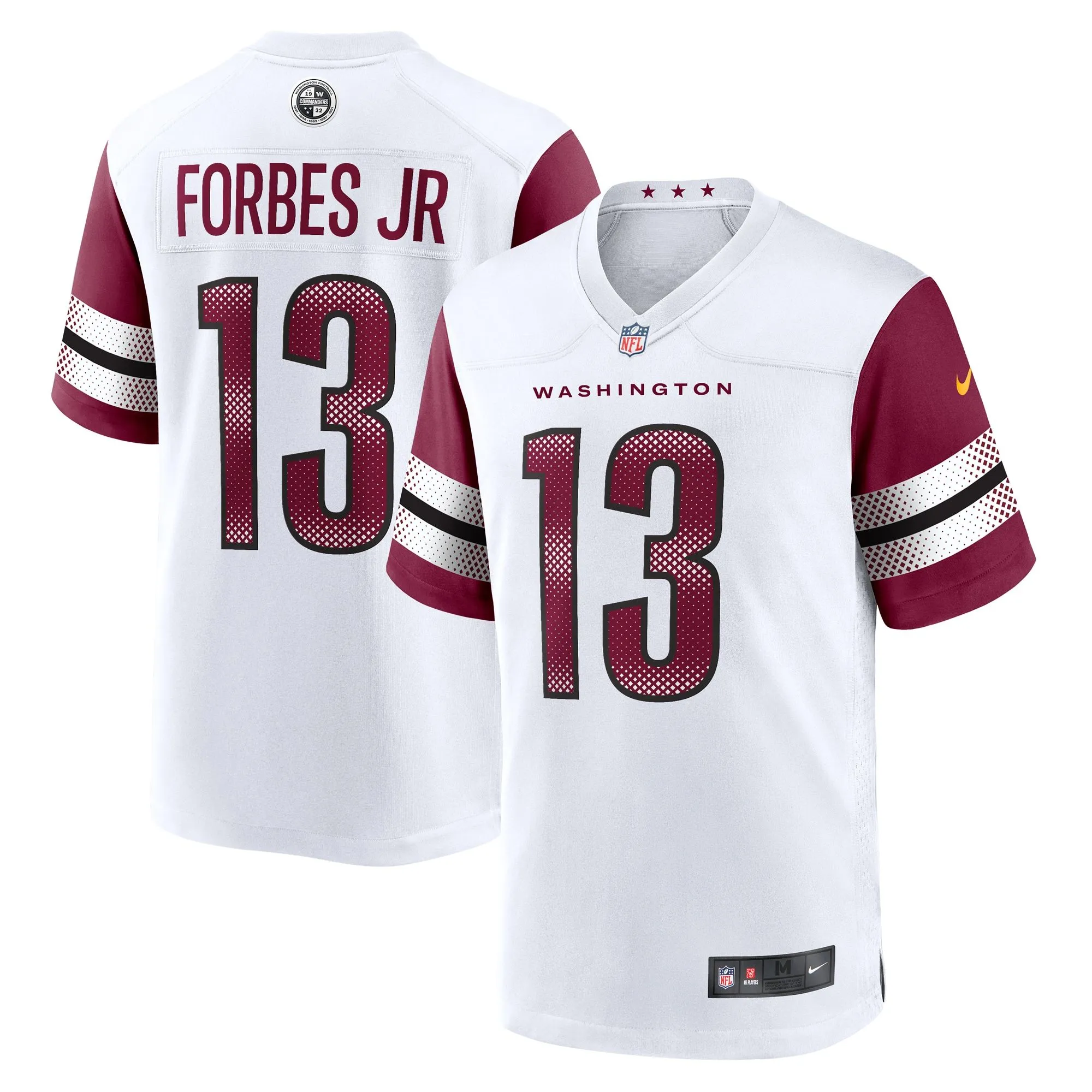 Emmanuel Forbes Jr. Washington Commanders  Away Game Jersey - White