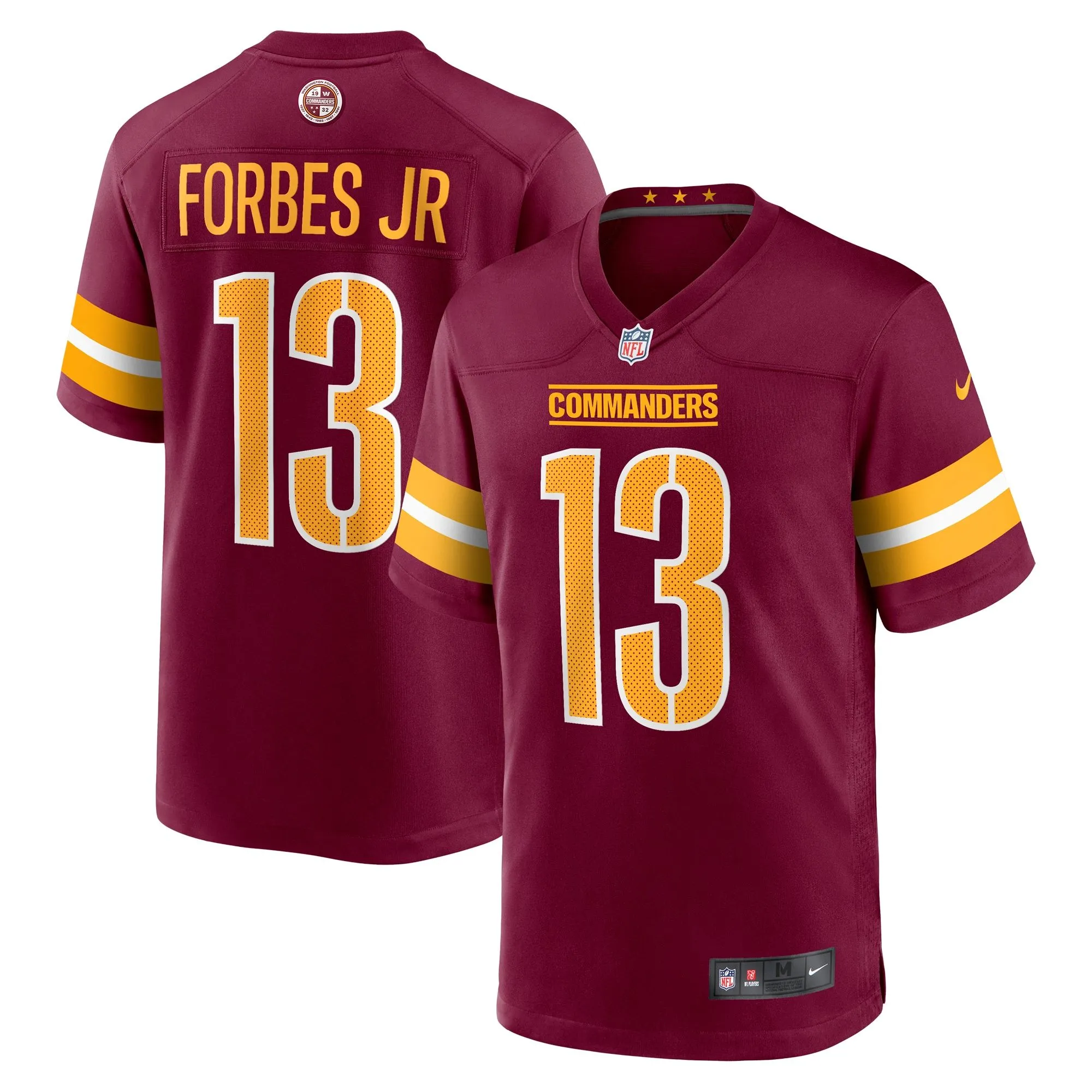 Emmanuel Forbes Washington Commanders  2023 NFL Draft First Round Pick Game Jersey - Burgundy